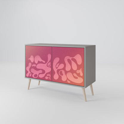 IRREGULAR PINK Dvoudveřová komoda