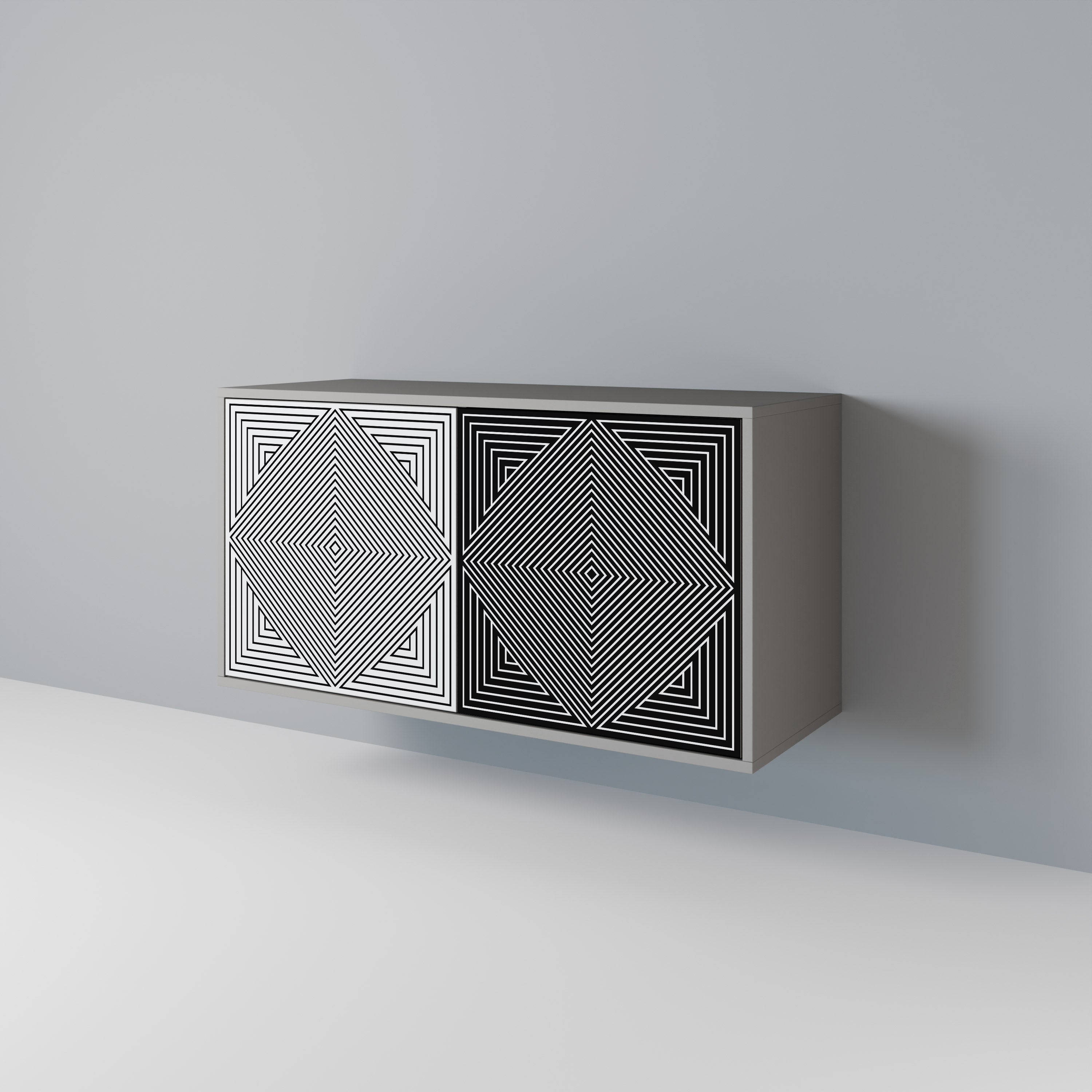 POLYGON ILLUSION 2-Door Sideboard