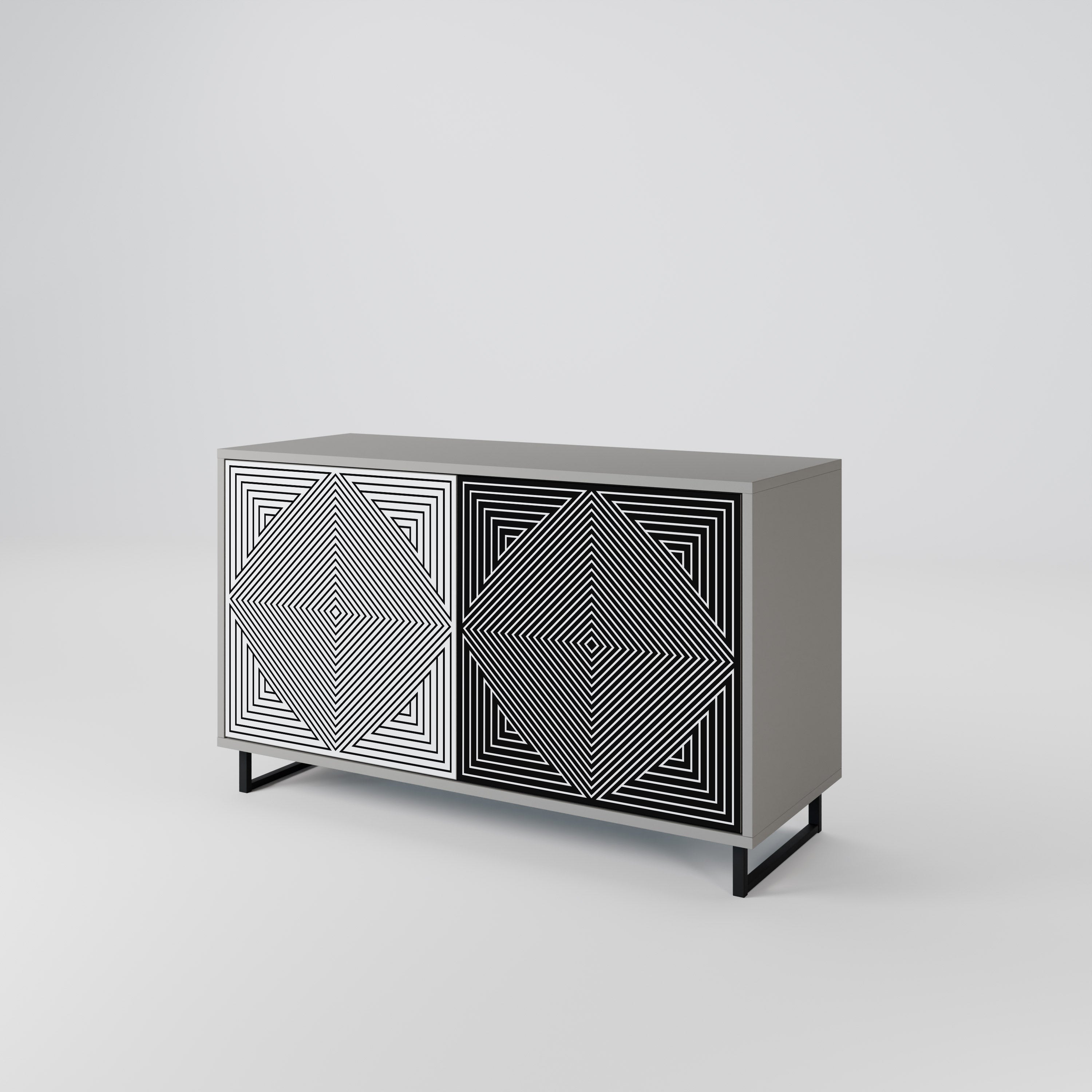 POLYGON ILLUSION 2-Door Sideboard