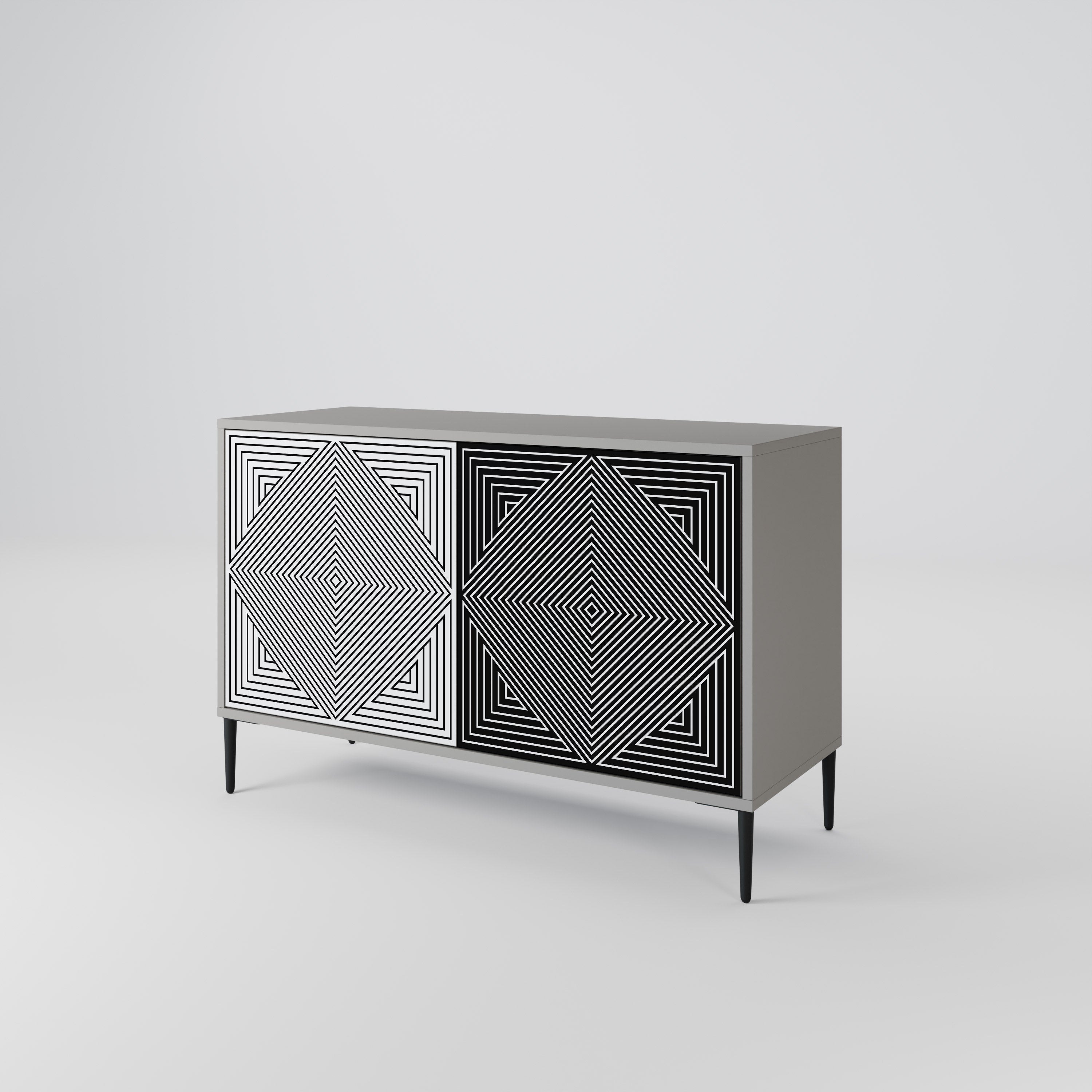 POLYGON ILLUSION 2-Door Sideboard