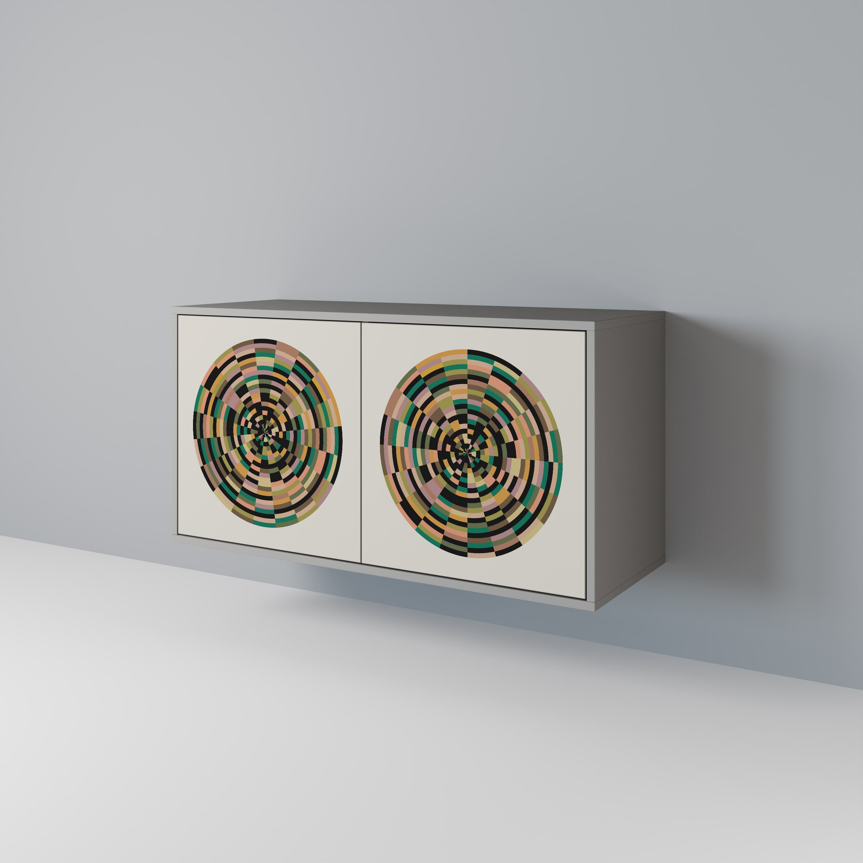 GREEN CIRCLES 2-Door Sideboard