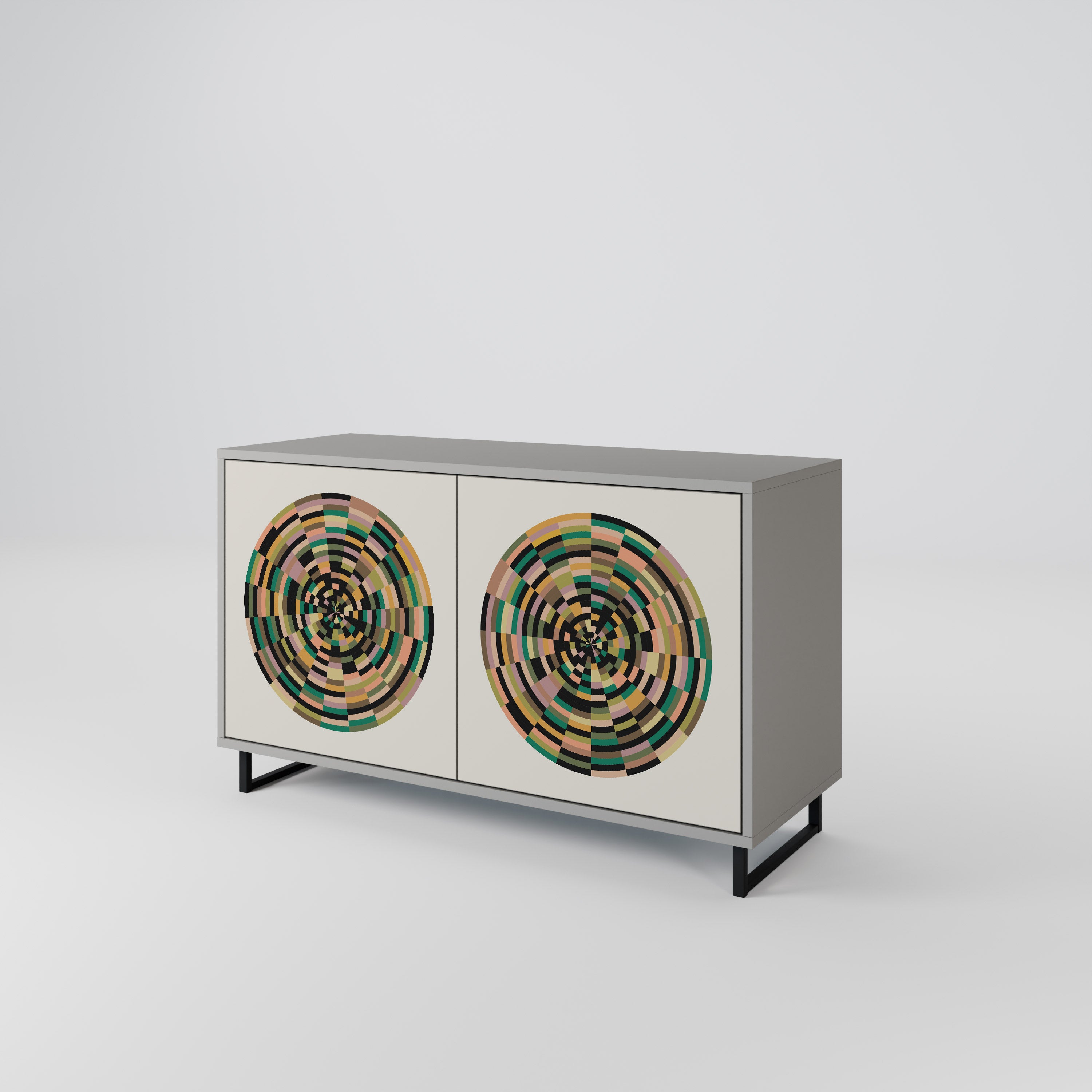 GREEN CIRCLES 2-Door Sideboard