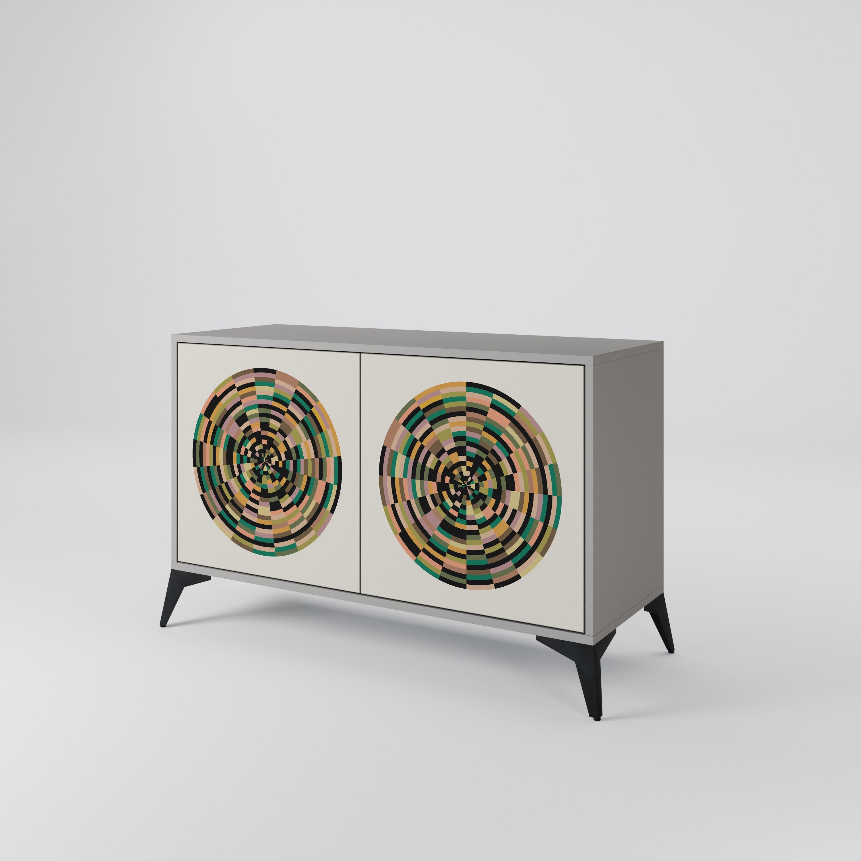 GREEN CIRCLES 2-Door Sideboard