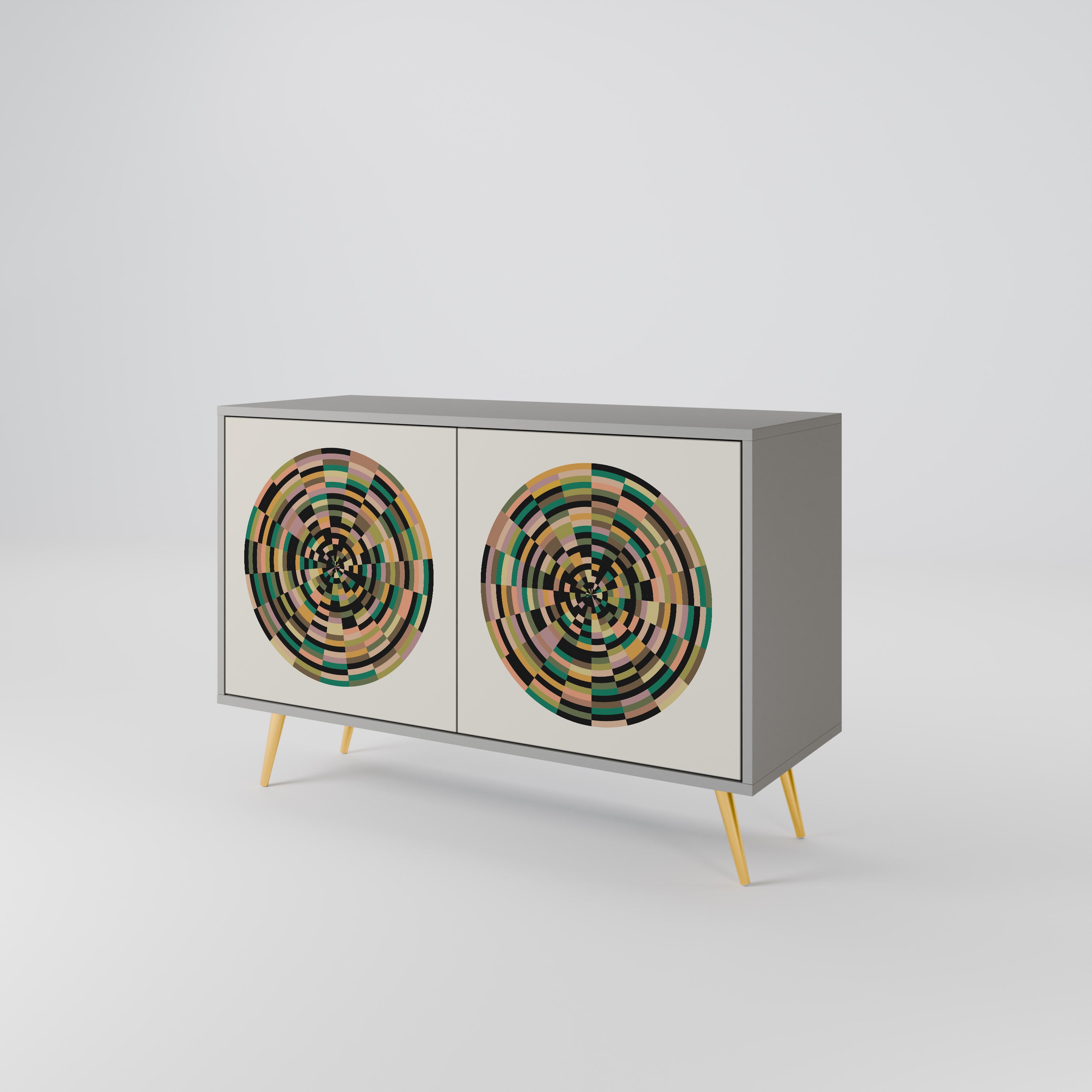 GREEN CIRCLES 2-Door Sideboard