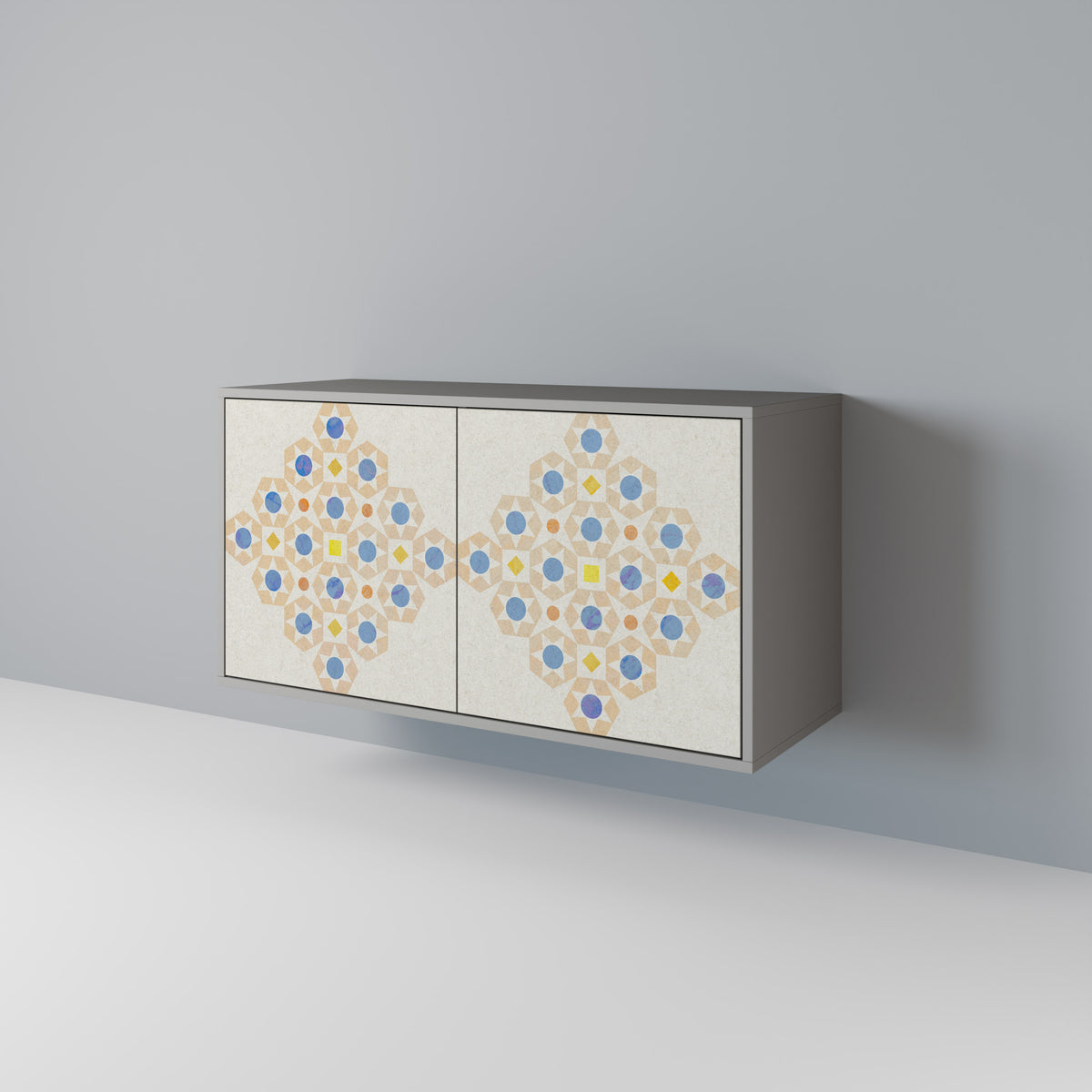 PATTERNED PRISM Dvoudveřová komoda