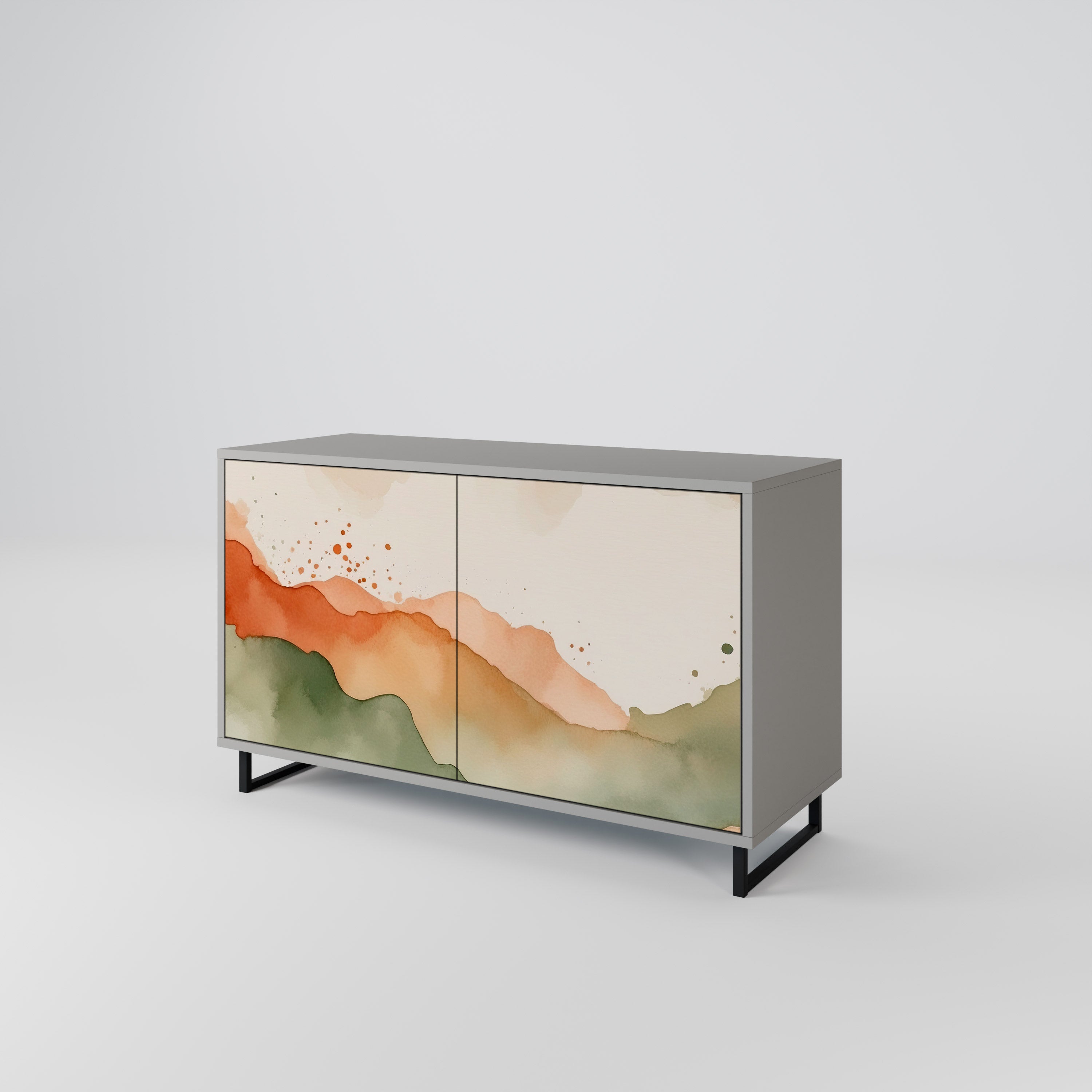 WATERCOLOUR PEAKS 2-Door Sideboard