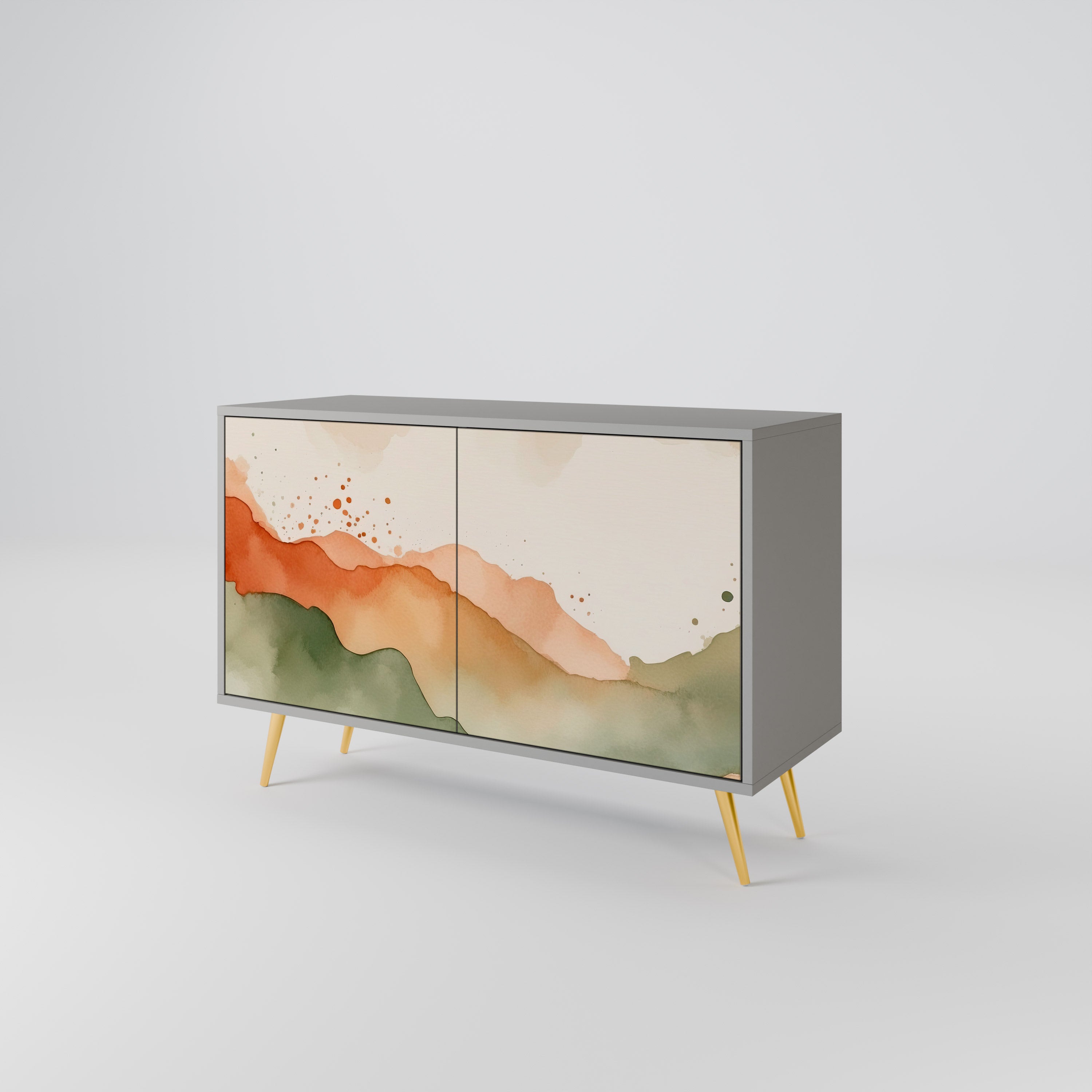 WATERCOLOUR PEAKS 2-Door Sideboard