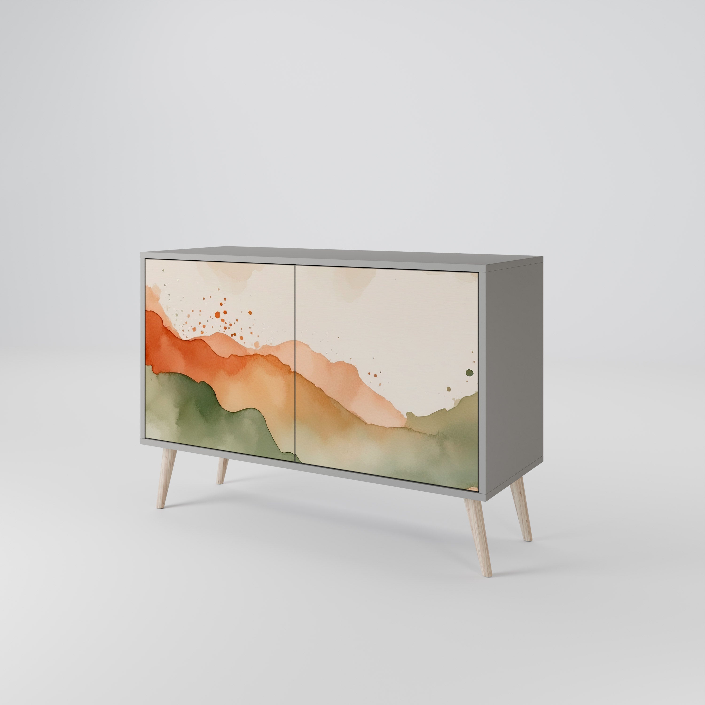 WATERCOLOUR PEAKS 2-Door Sideboard