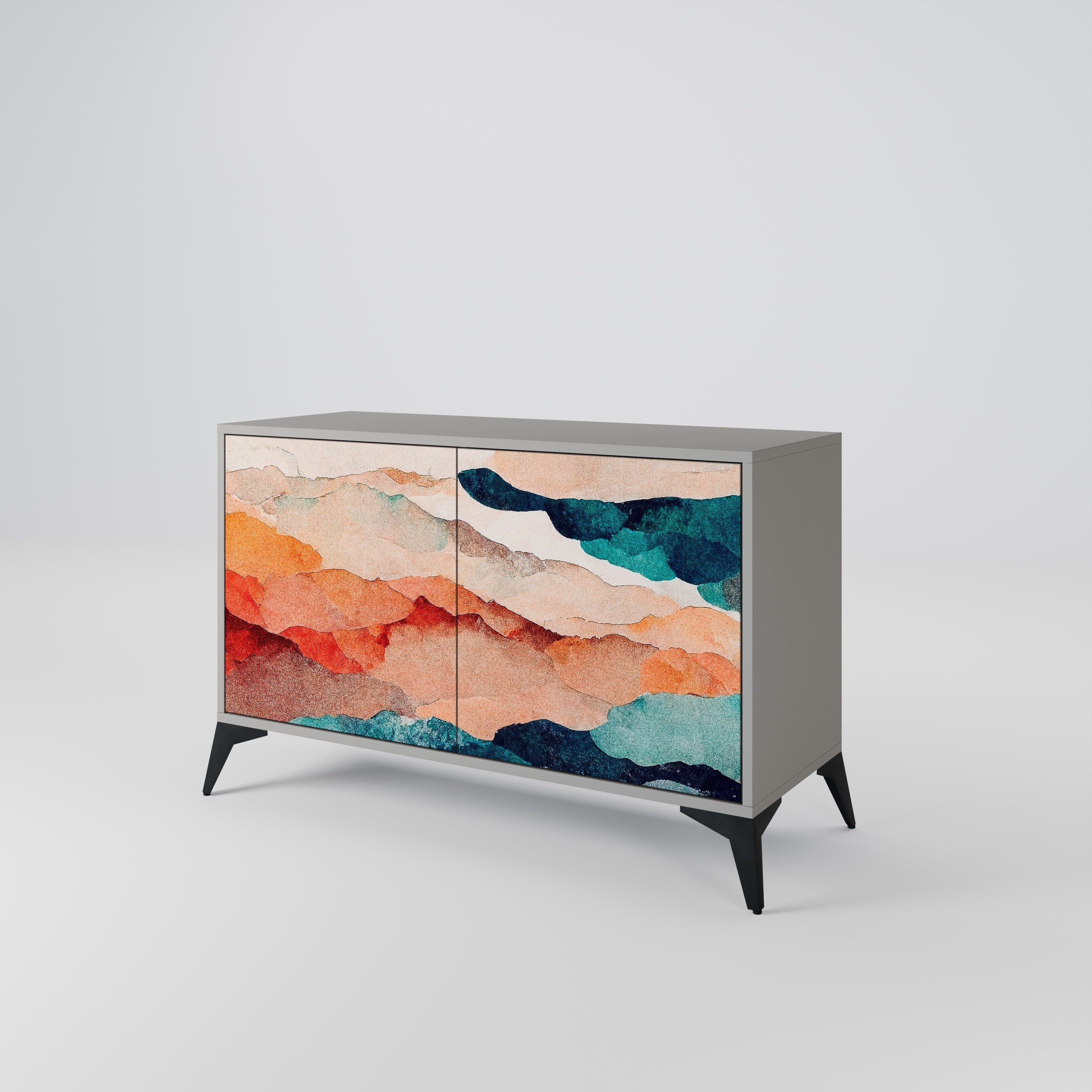 ABSTRACT LANDSCAPE 2-Door Sideboard