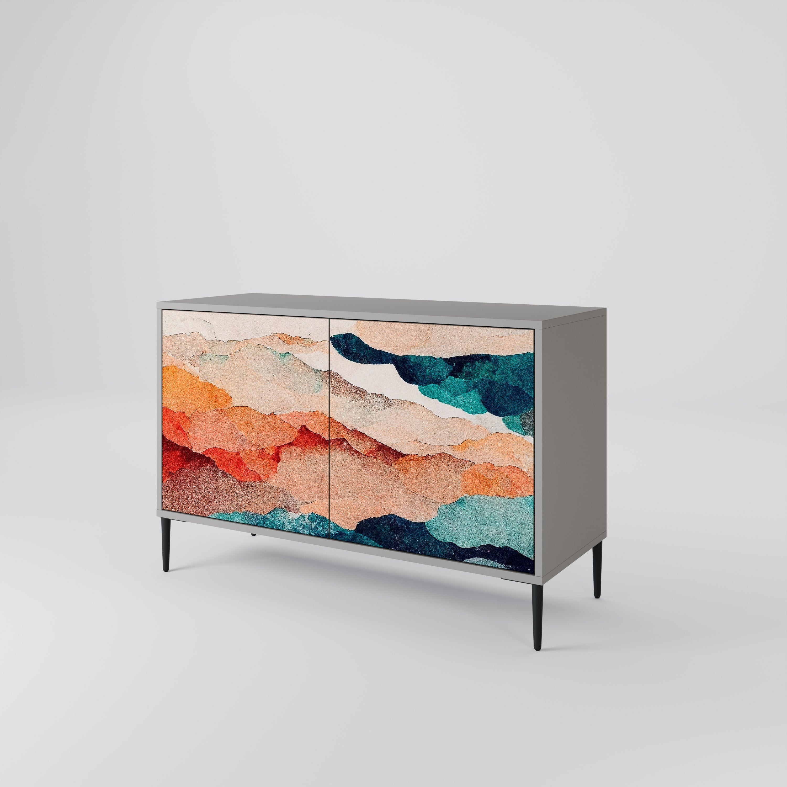 ABSTRACT LANDSCAPE 2-Door Sideboard
