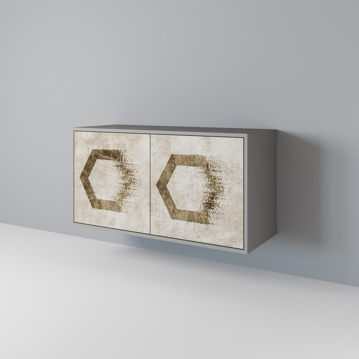 HEXAGONAL SHAPES Dvoudveřová komoda