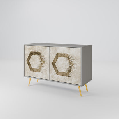 HEXAGONAL SHAPES Dvoudveřová komoda
