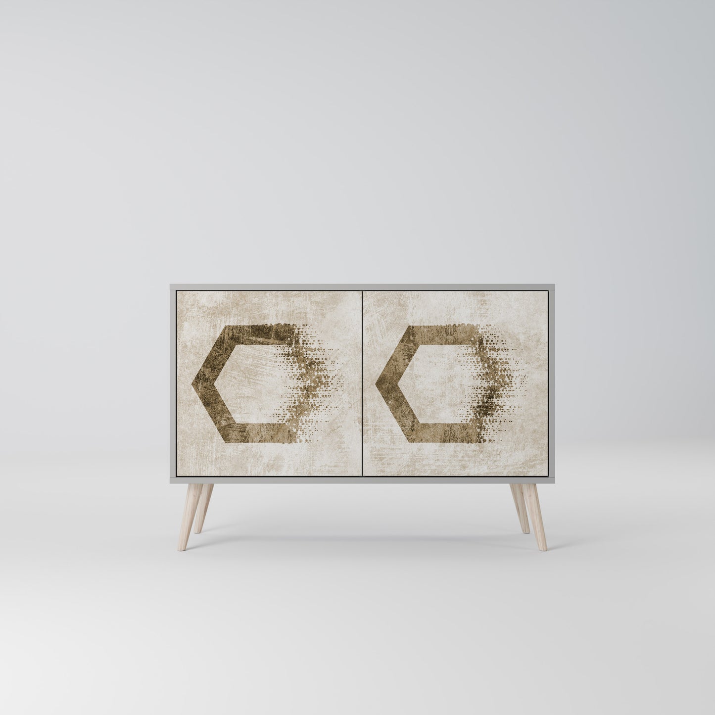 HEXAGONAL SHAPES Dvoudveřová komoda