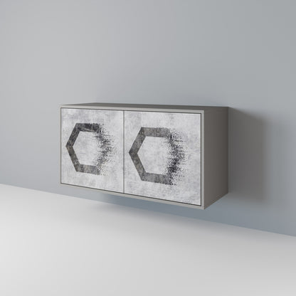 HEXAGONAL FIGURES Dvoudveřová komoda