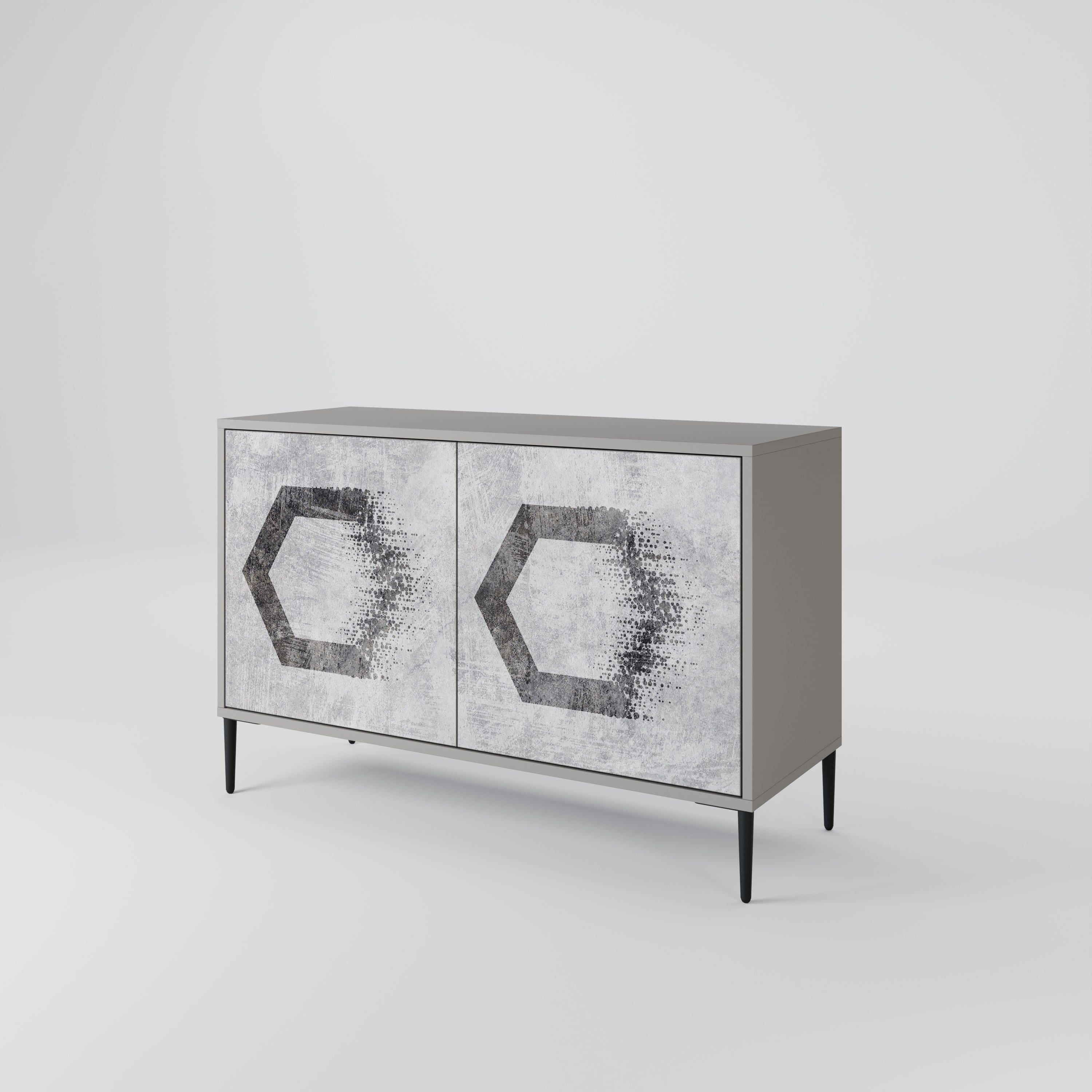 HEXAGONAL FIGURES 2-Door Sideboard