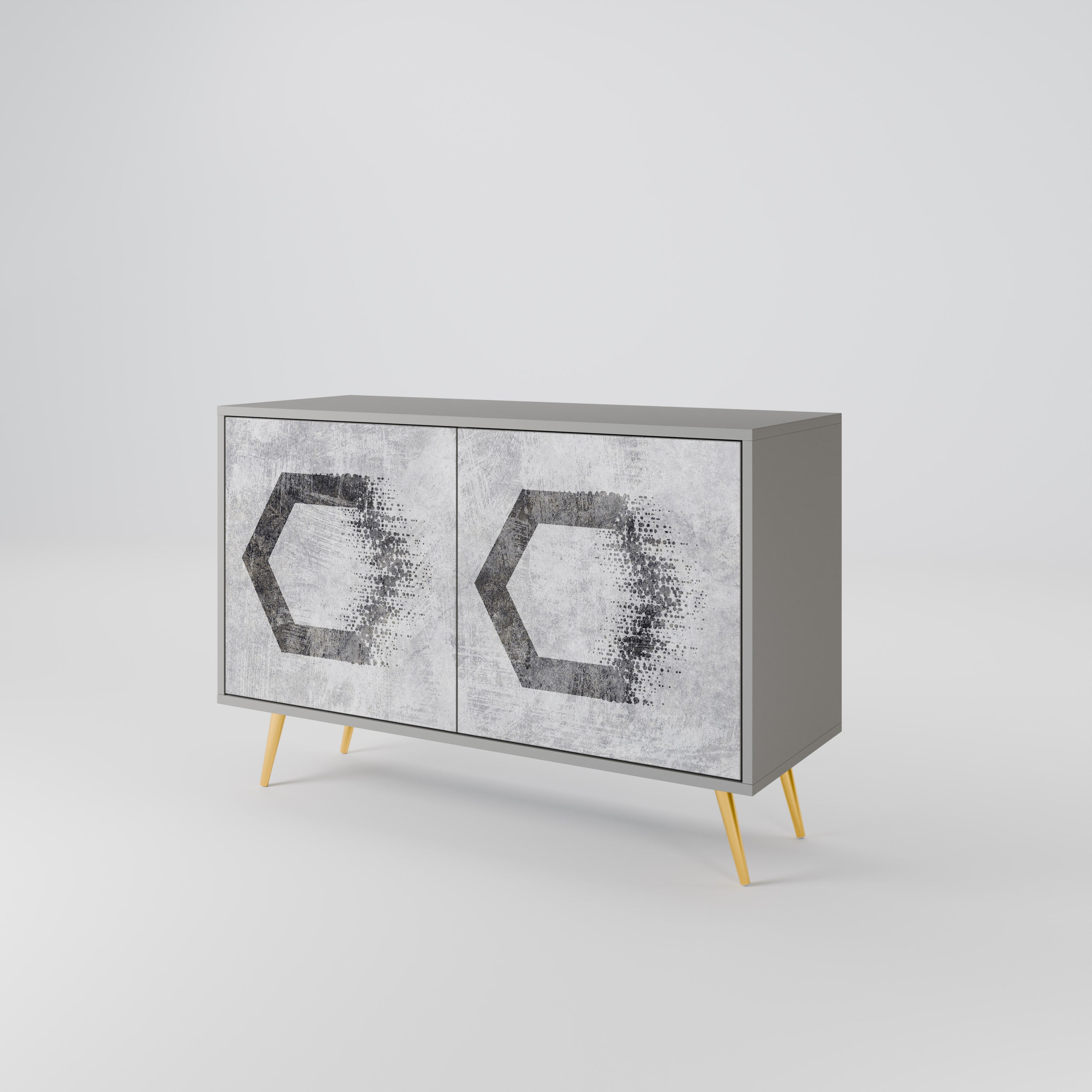 HEXAGONAL FIGURES 2-Door Sideboard