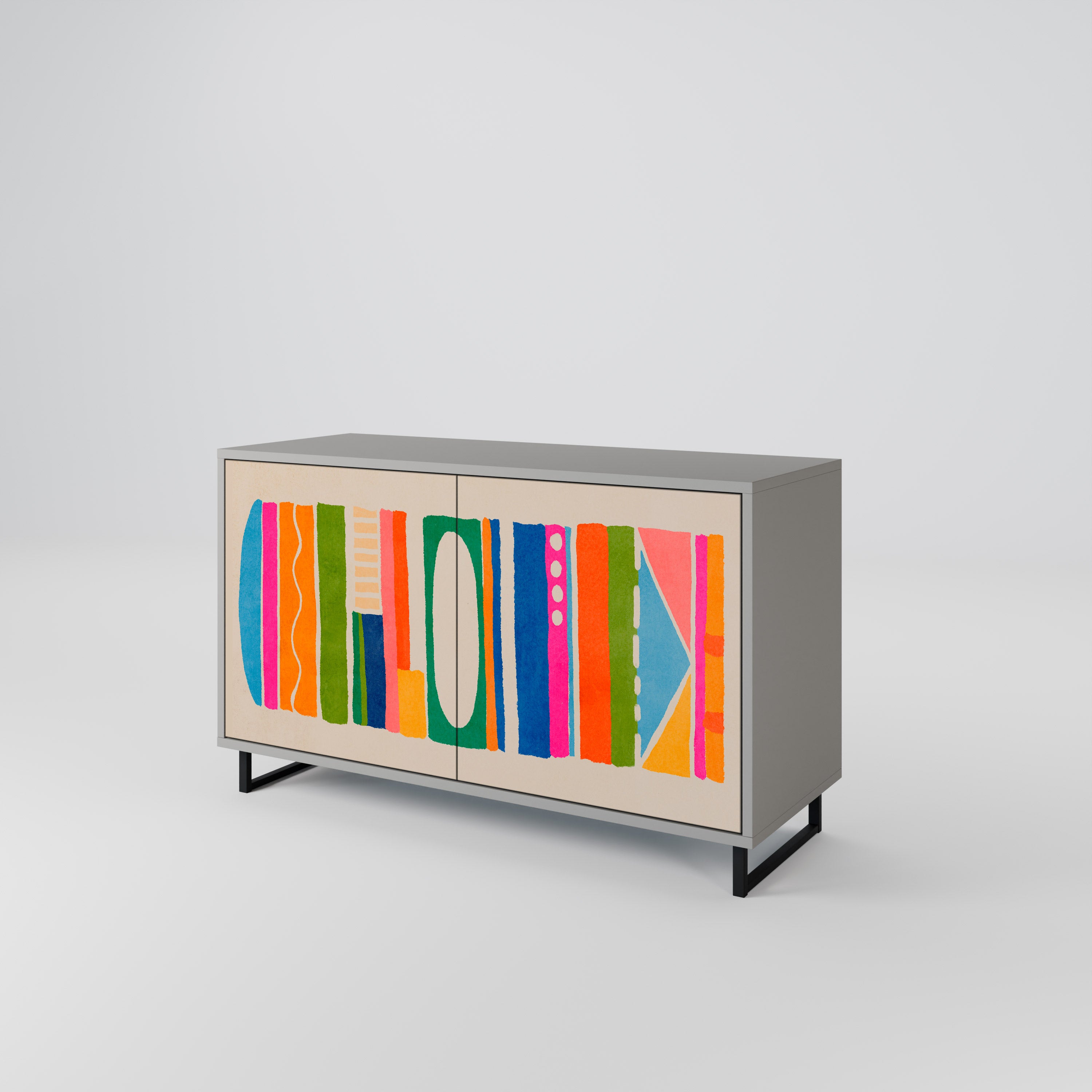 GEOMETRIC SHINE 2-Door Sideboard