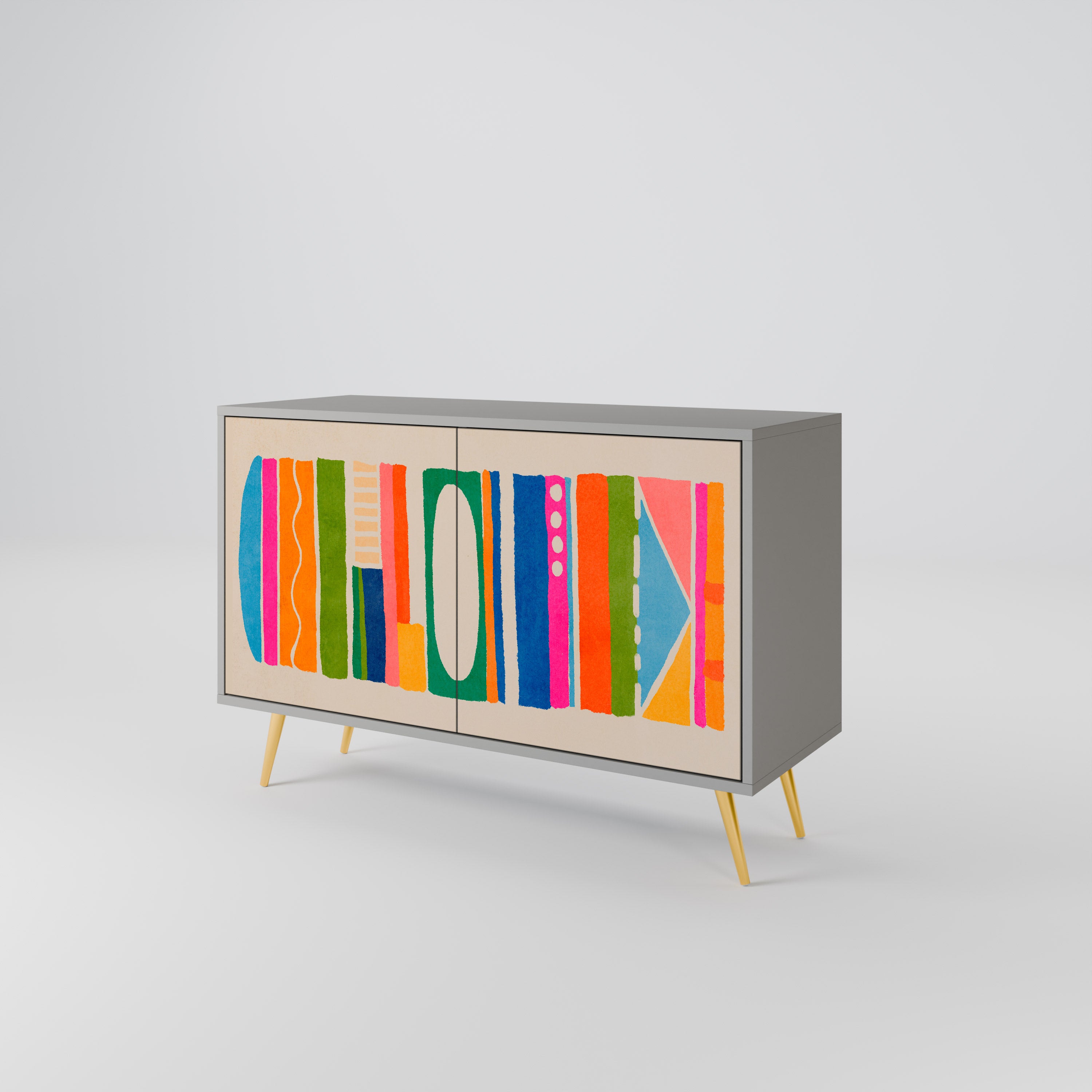 GEOMETRIC SHINE 2-Door Sideboard
