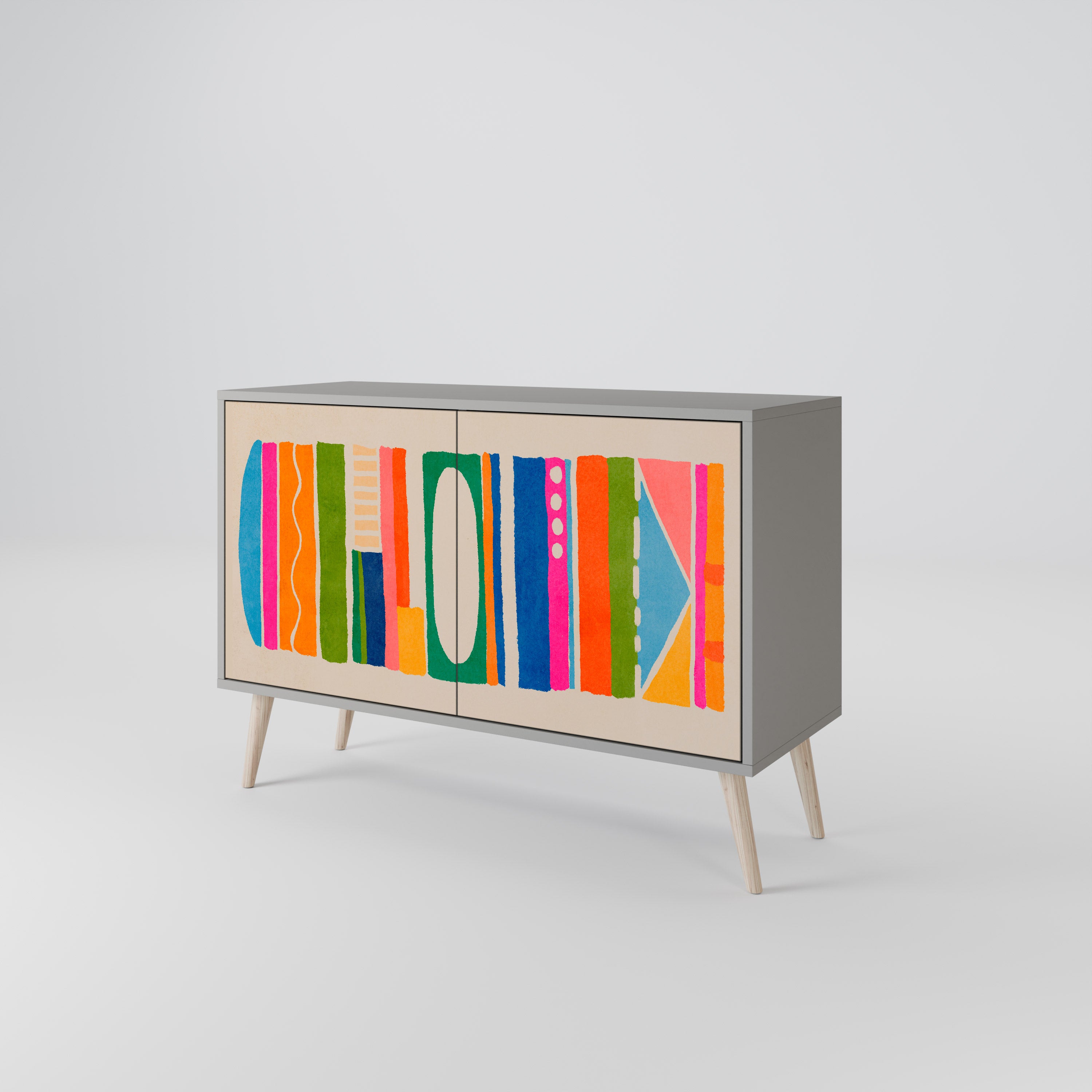 GEOMETRIC SHINE 2-Door Sideboard