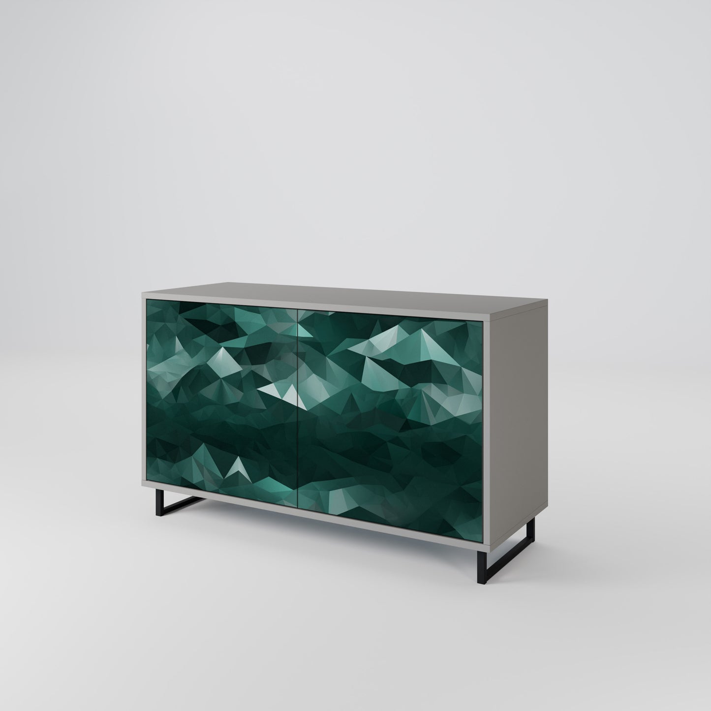 POLYGONAL FLOATING Dvoudveřová komoda