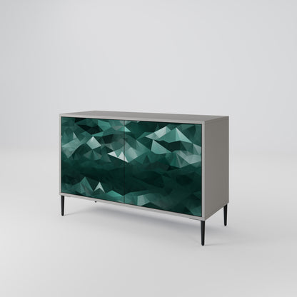 POLYGONAL FLOATING Dvoudveřová komoda