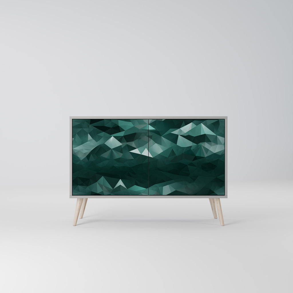 POLYGONAL FLOATING 2-Door Sideboard