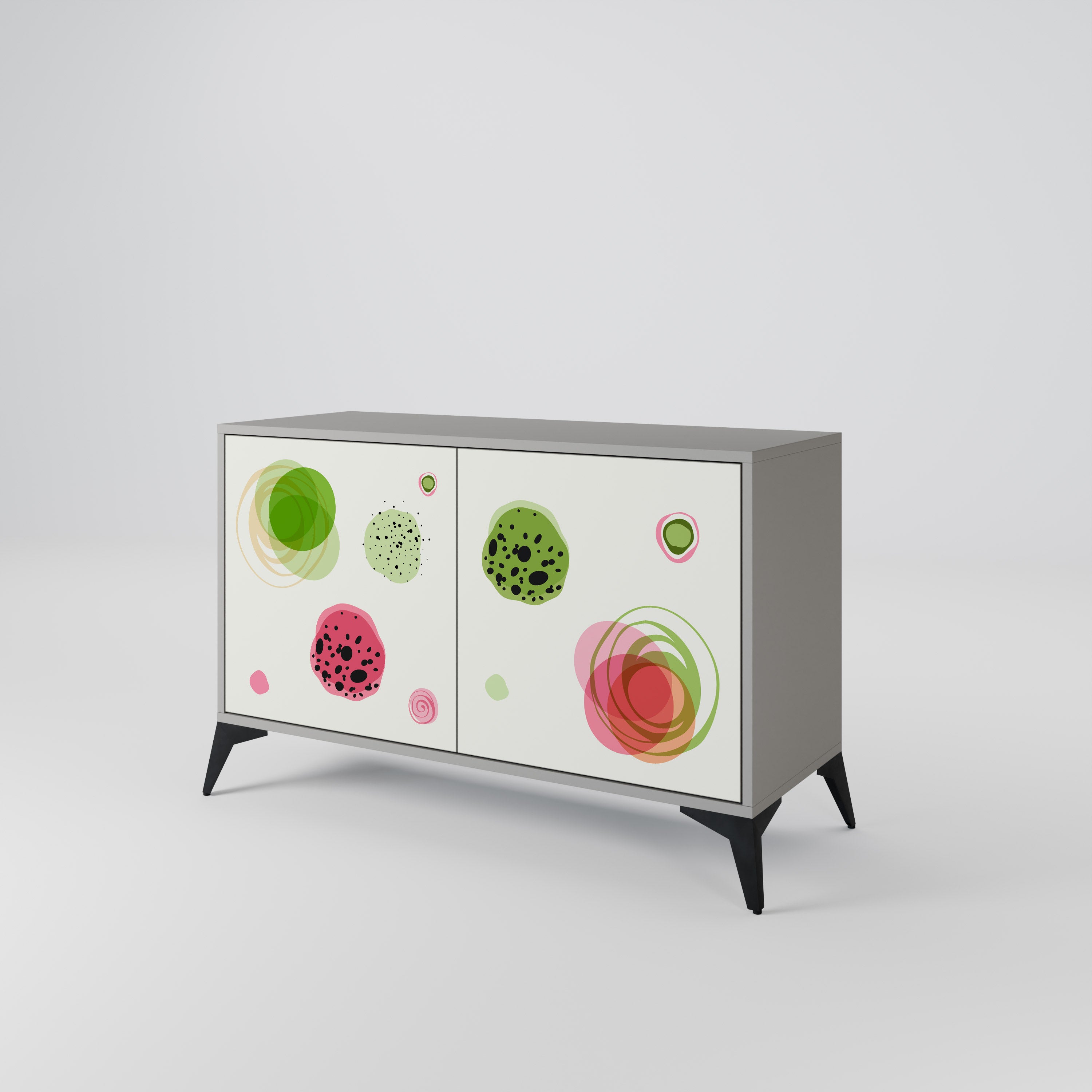 COLORFUL COSMOS 2-Door Sideboard