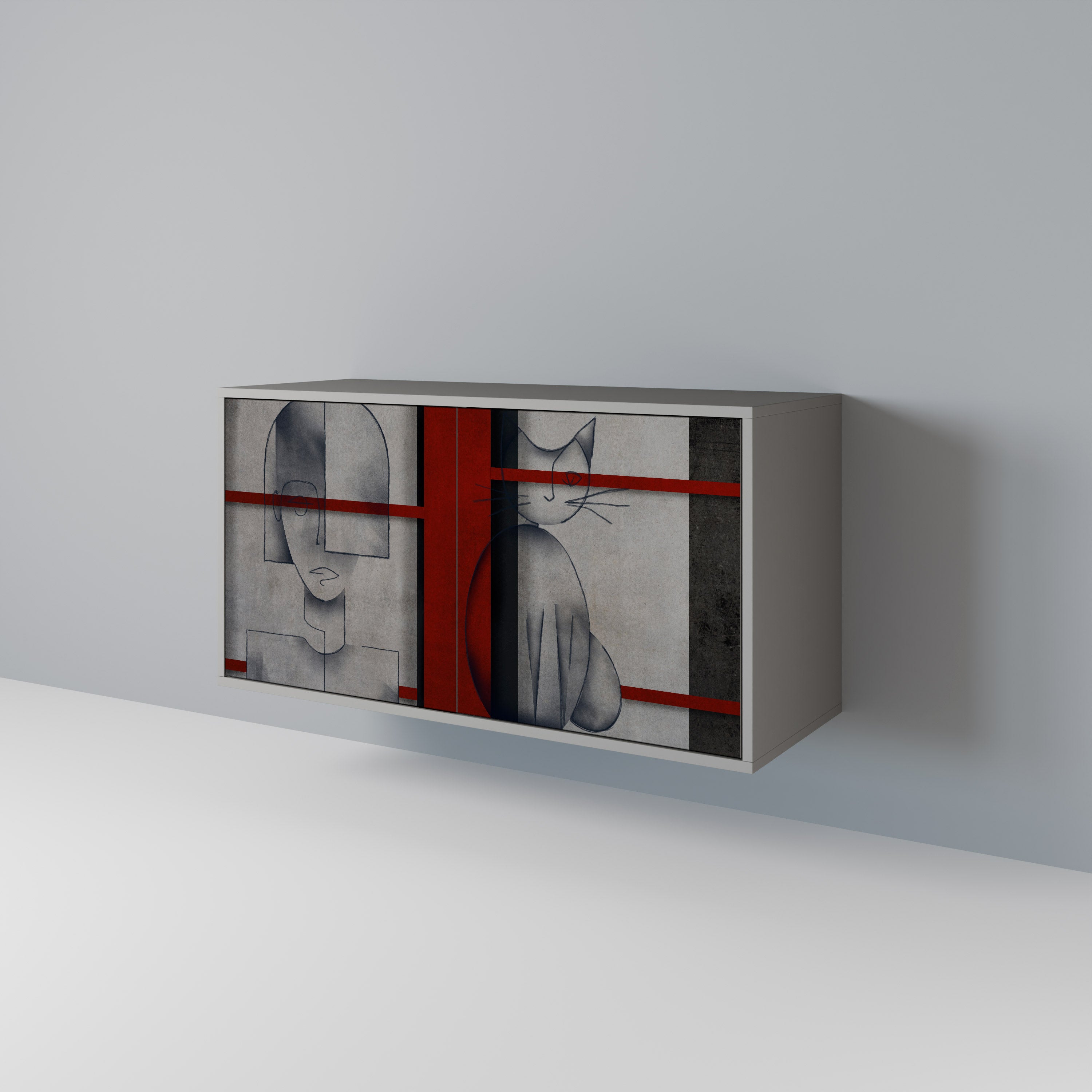 GRAY FIGURES 2-Door Sideboard