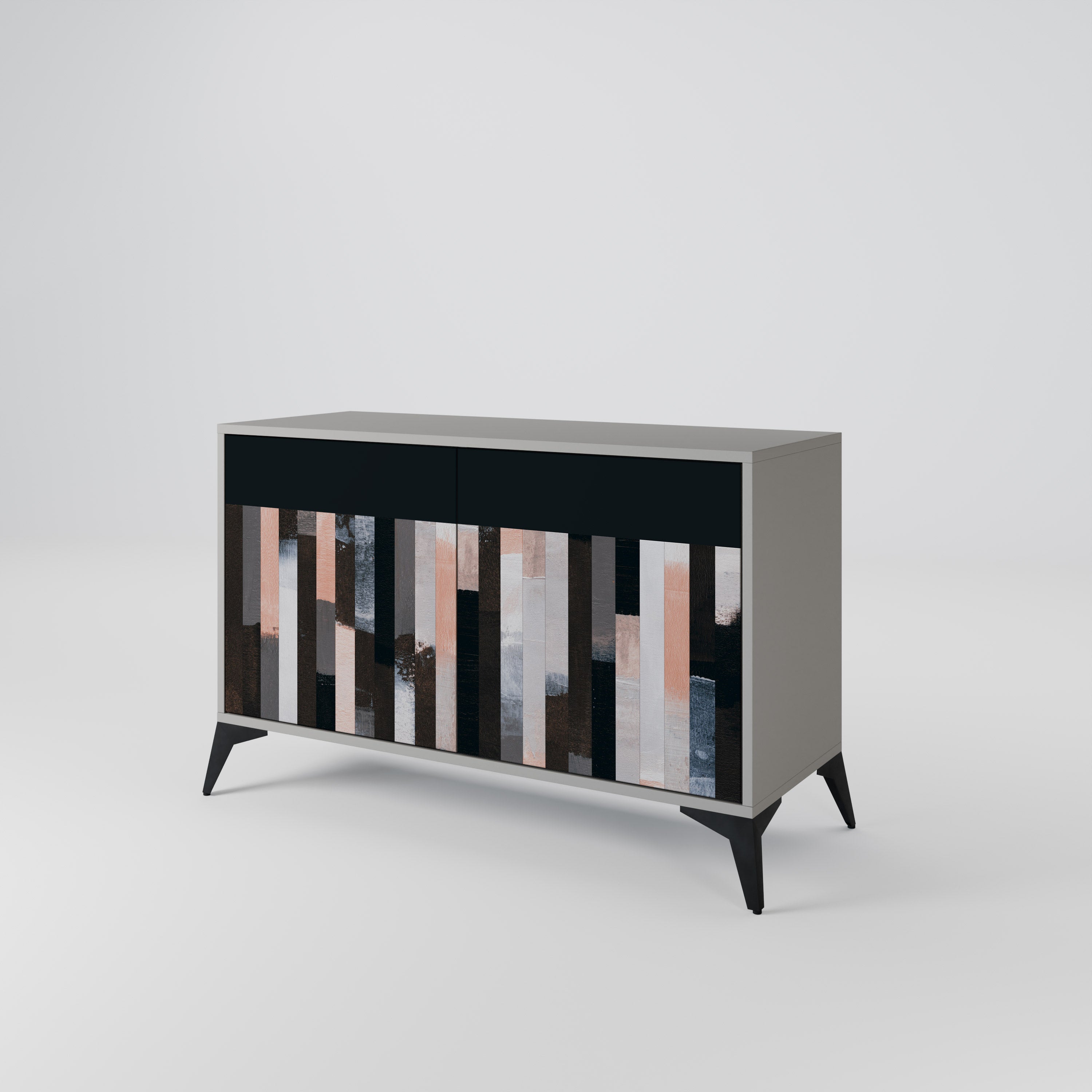 COLLAGE OF RECTANGLES 2-Door Sideboard