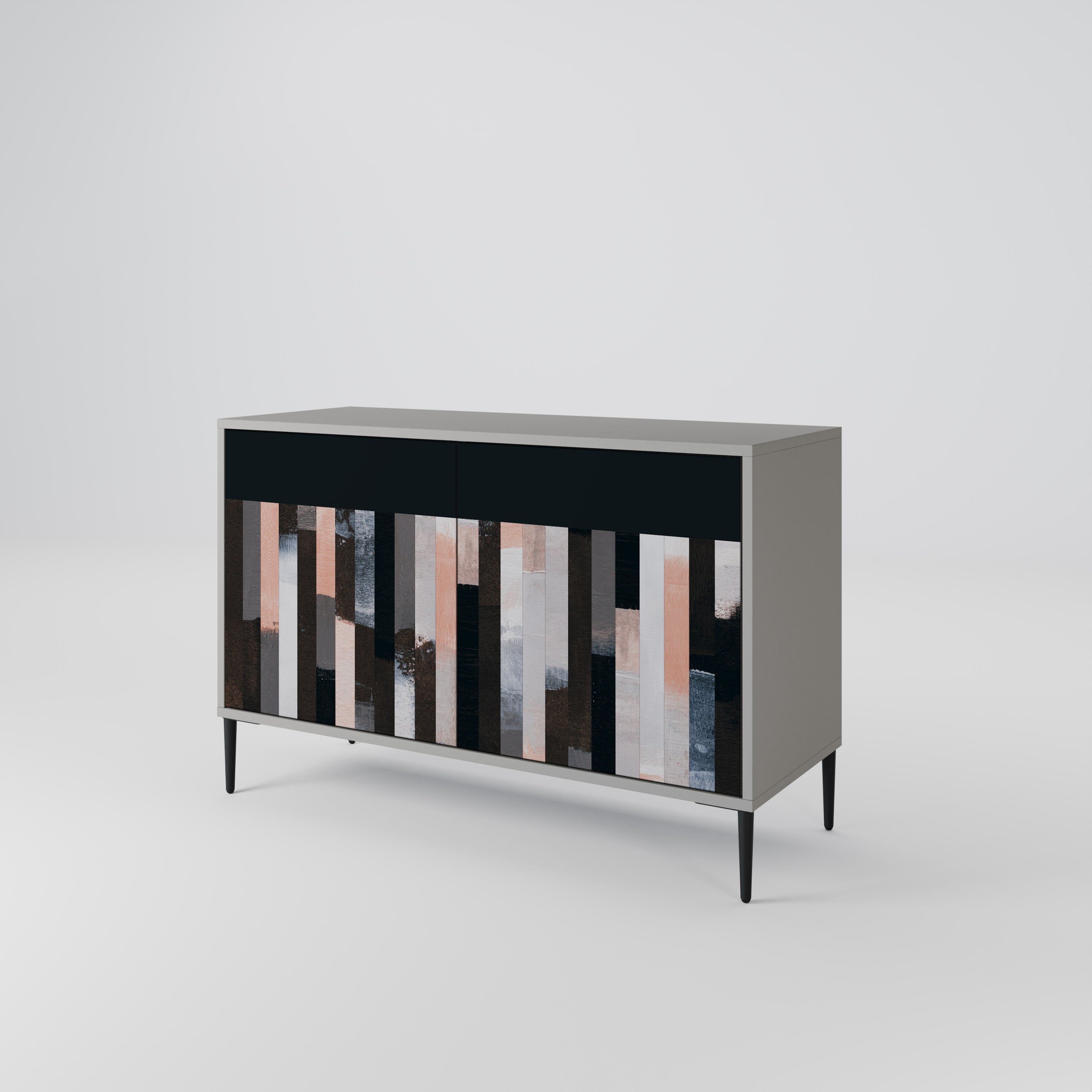 COLLAGE OF RECTANGLES 2-Door Sideboard
