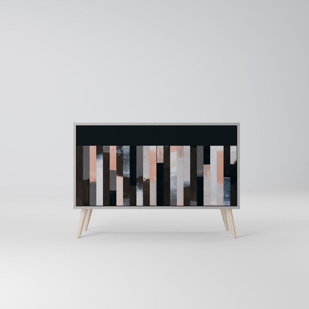 COLLAGE OF RECTANGLES 2-Door Sideboard