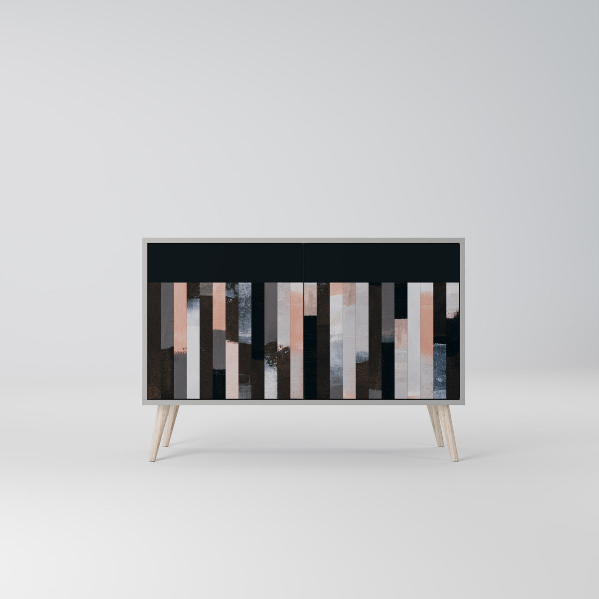 COLLAGE OF RECTANGLES Dvoudveřová komoda