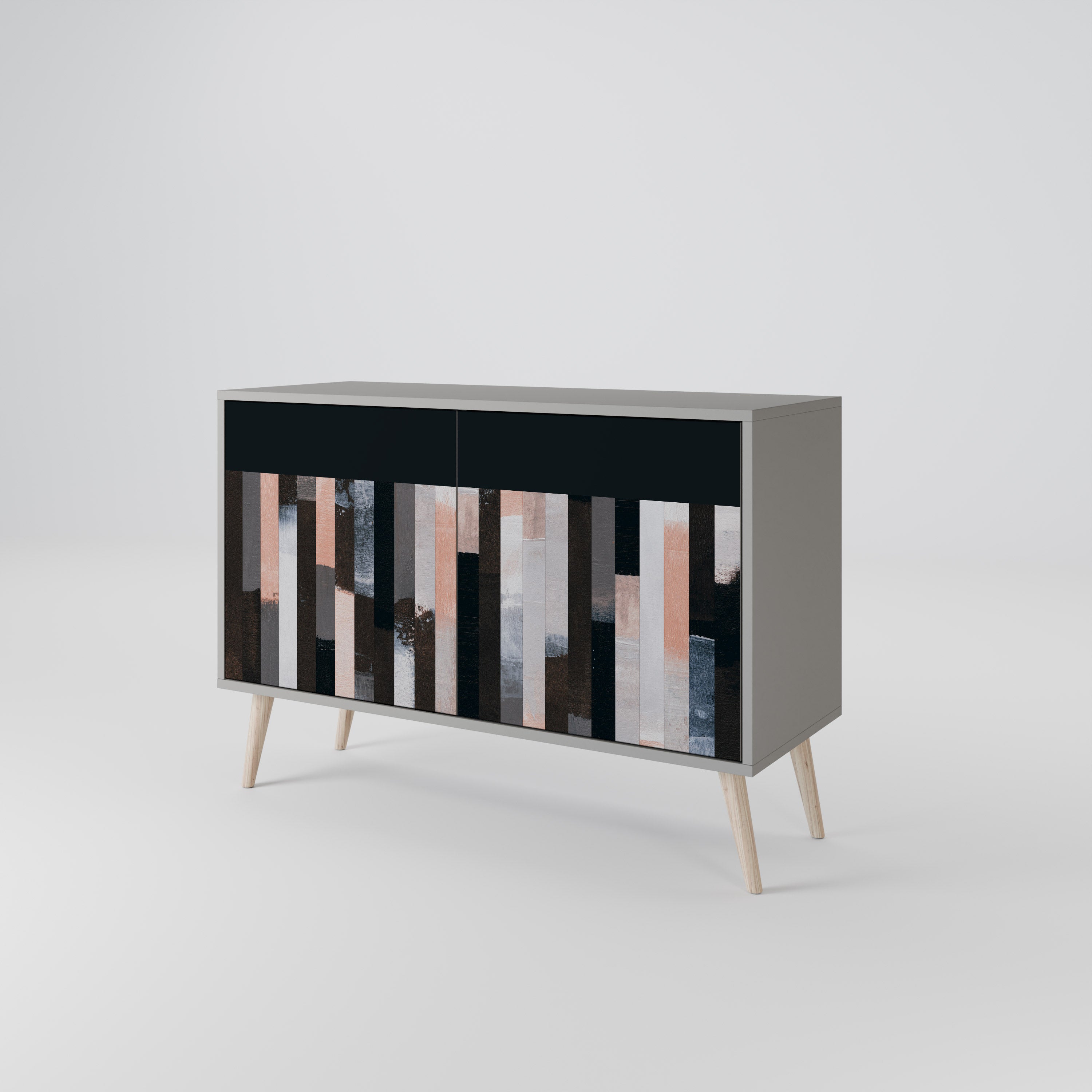 COLLAGE OF RECTANGLES 2-Door Sideboard