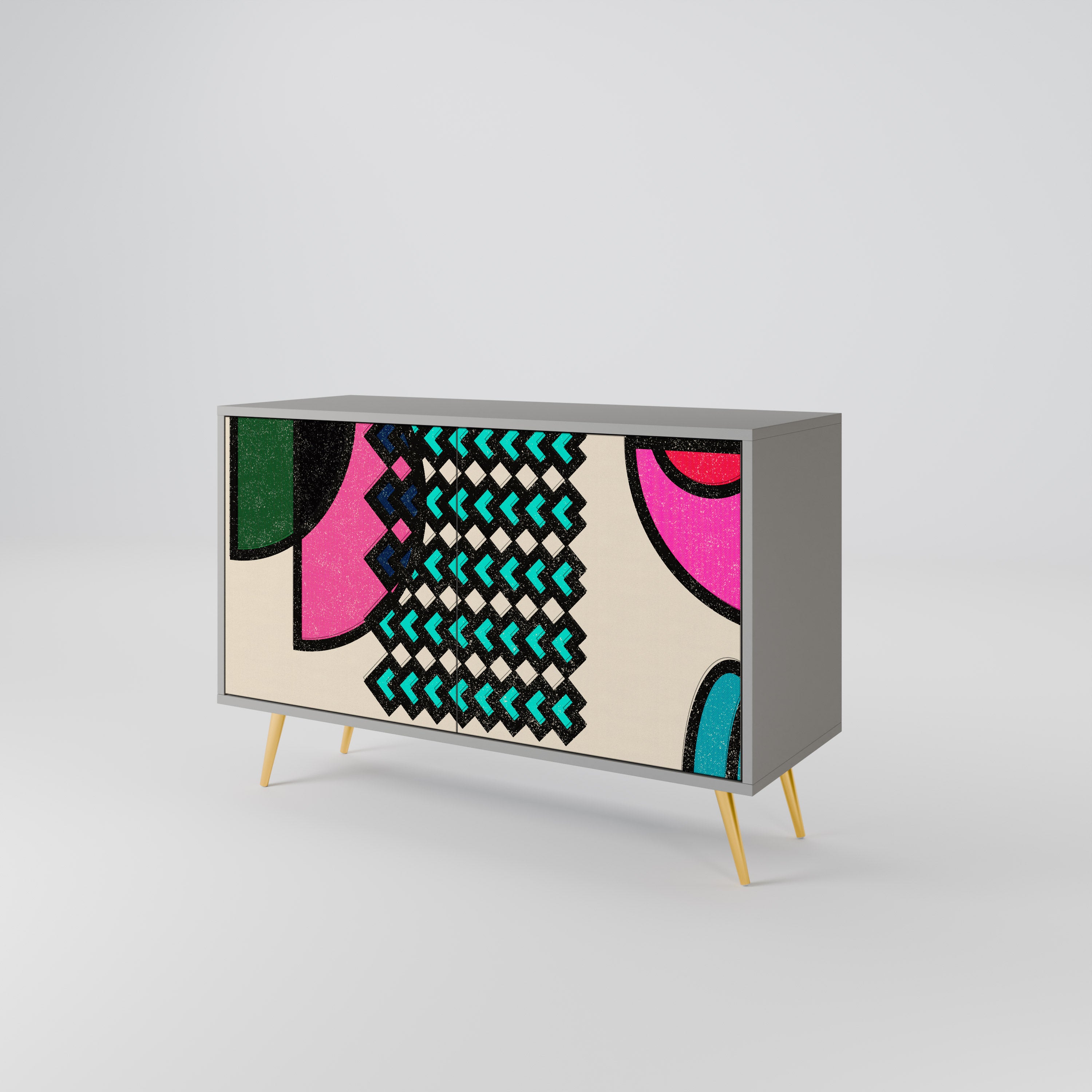 GEOMETRIC RHAPSODY 2-Door Sideboard