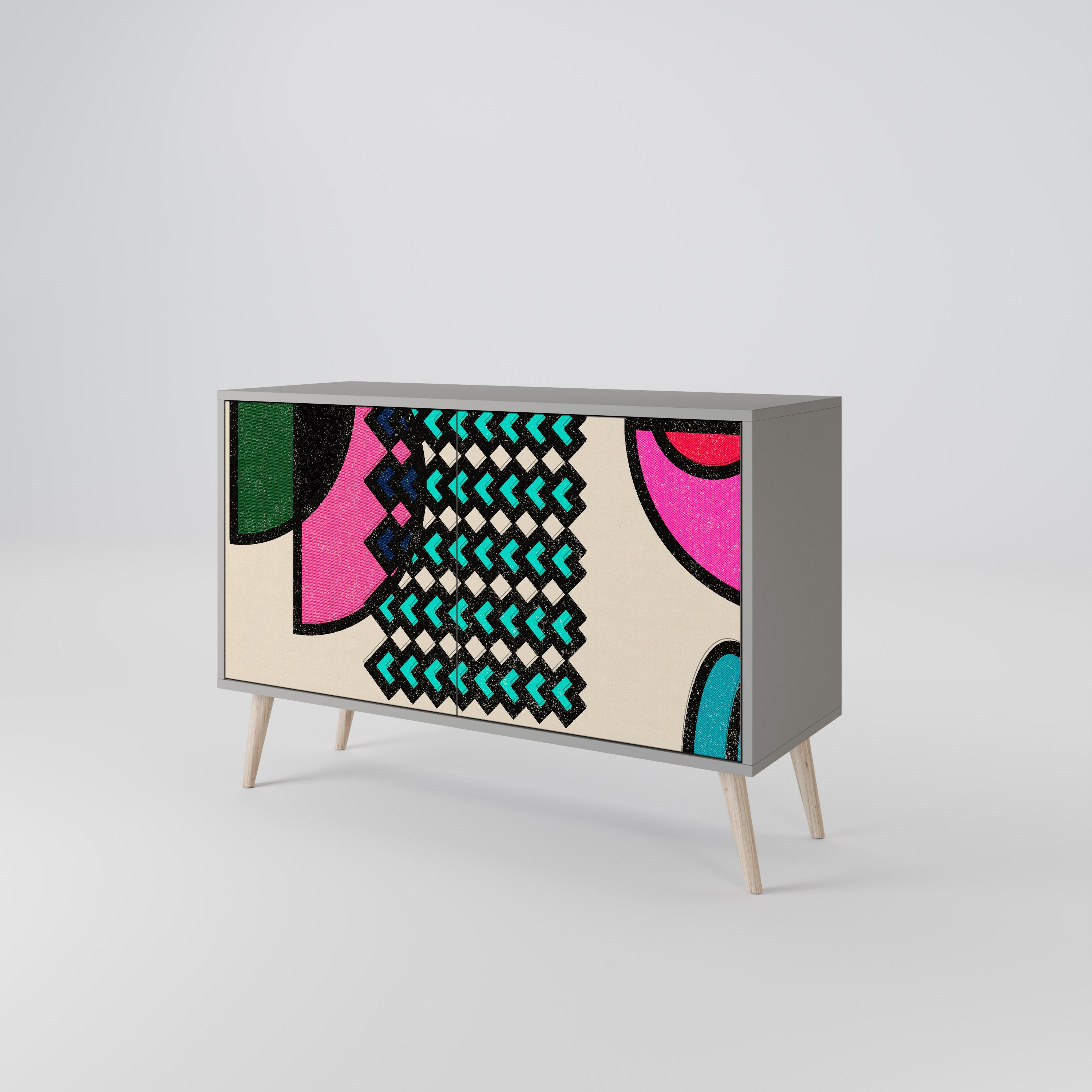 GEOMETRIC RHAPSODY 2-Door Sideboard