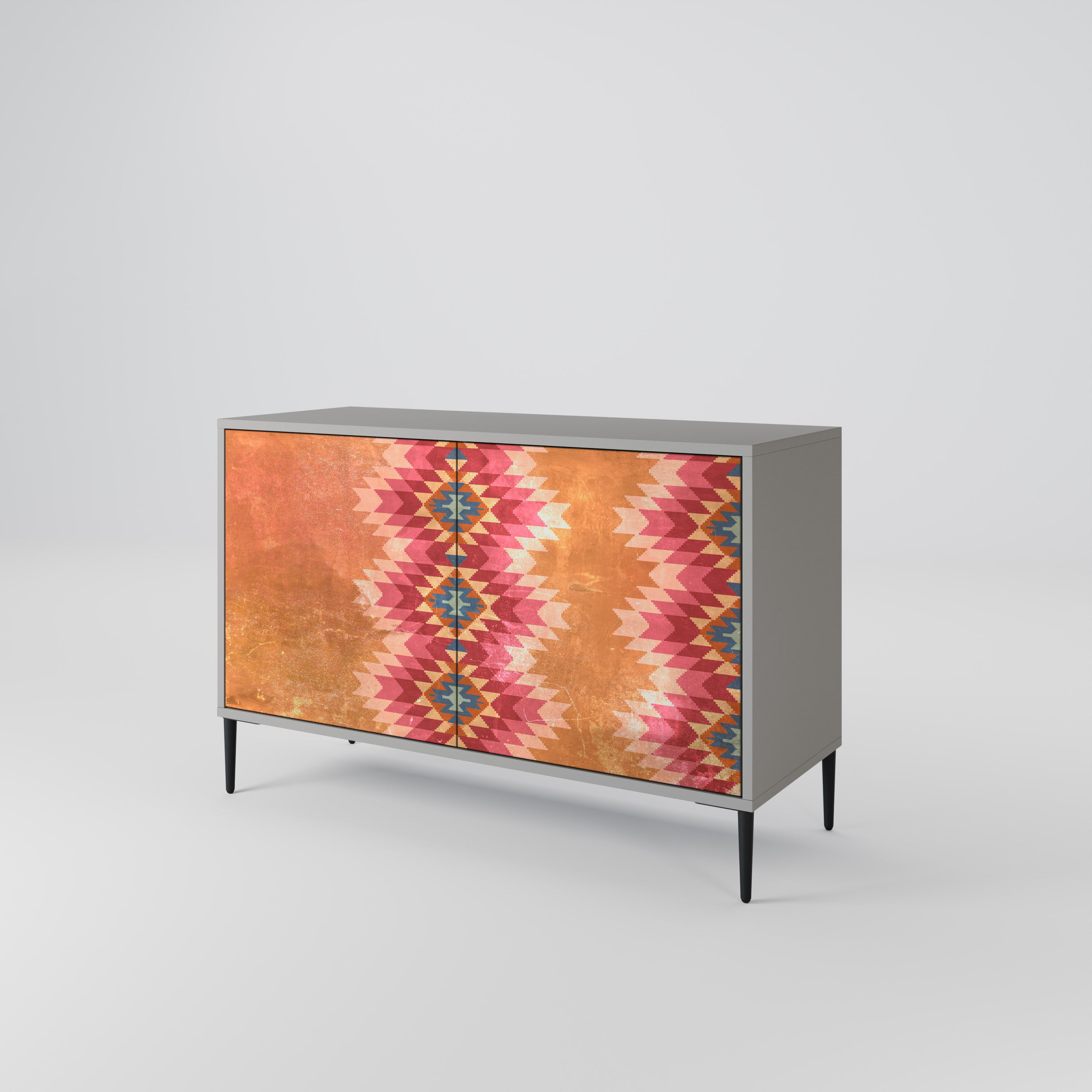 INDIAN FOLK 2-Door Sideboard