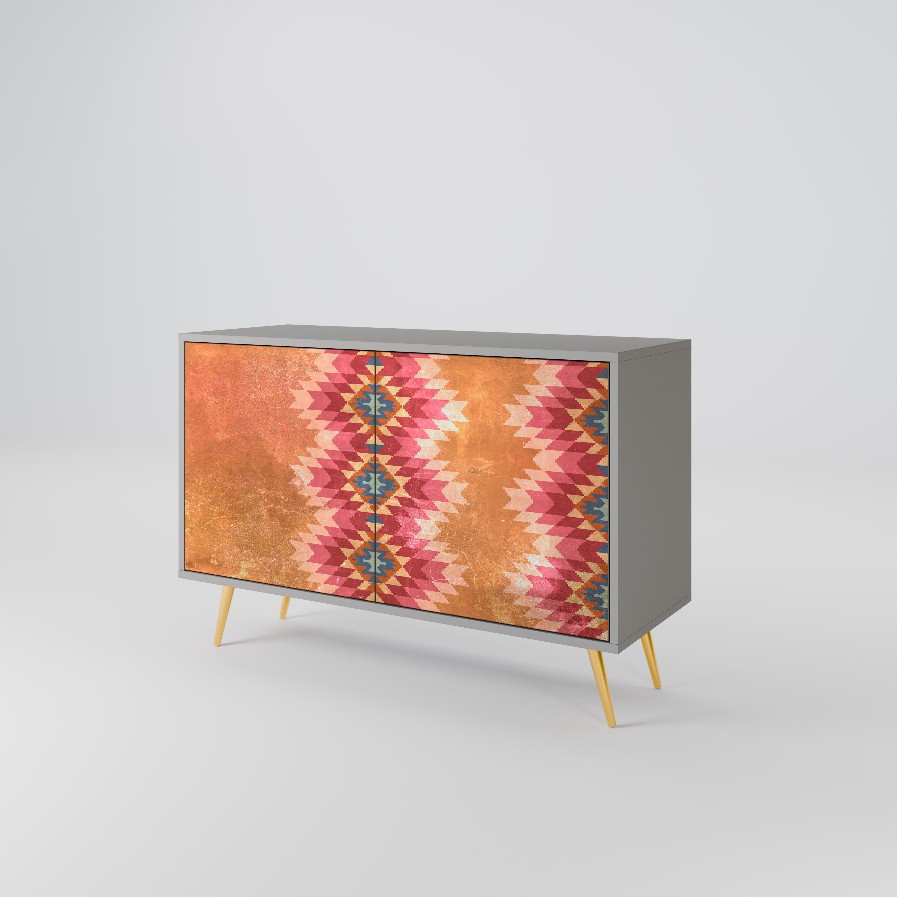 INDIAN FOLK 2-Door Sideboard