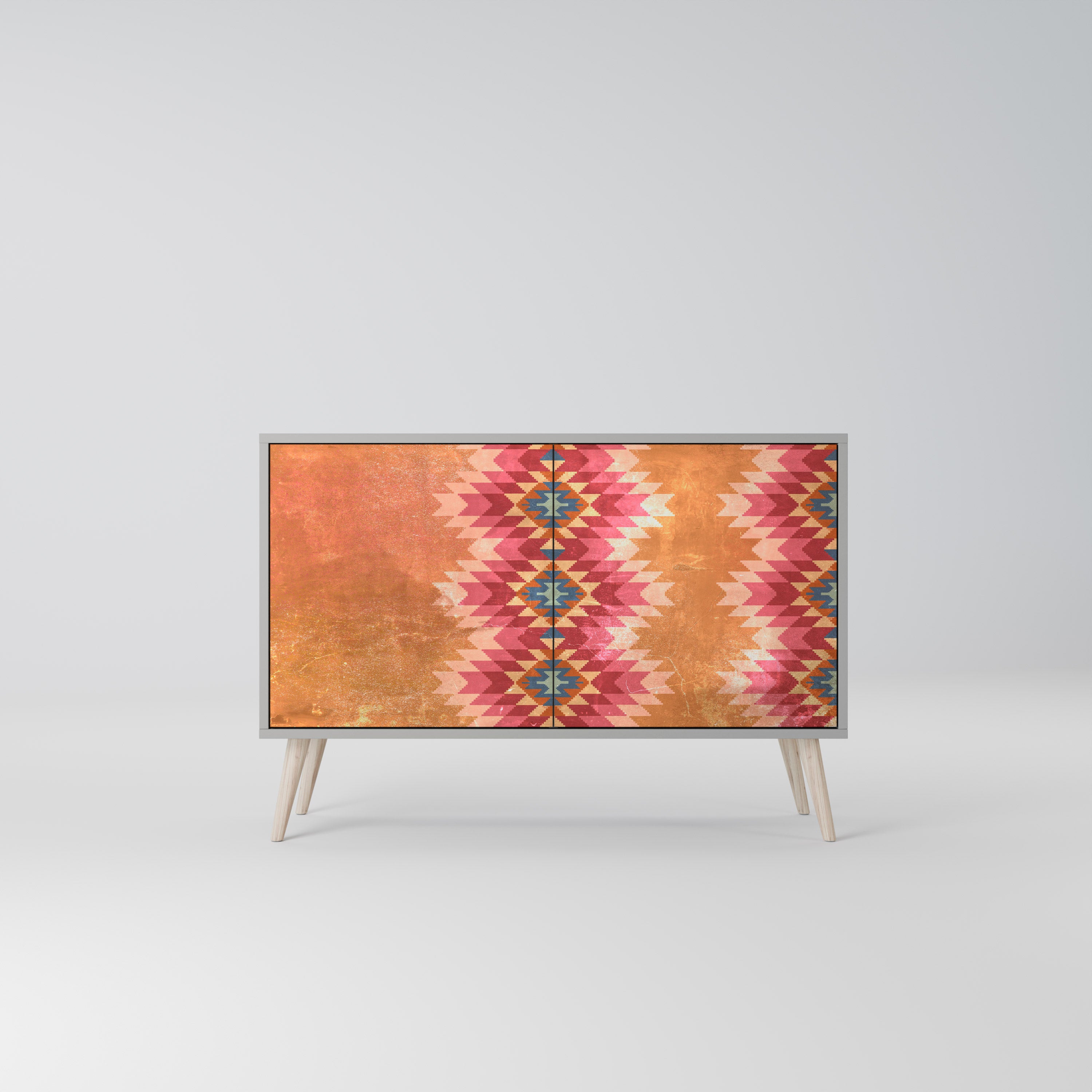 INDIAN FOLK 2-Door Sideboard