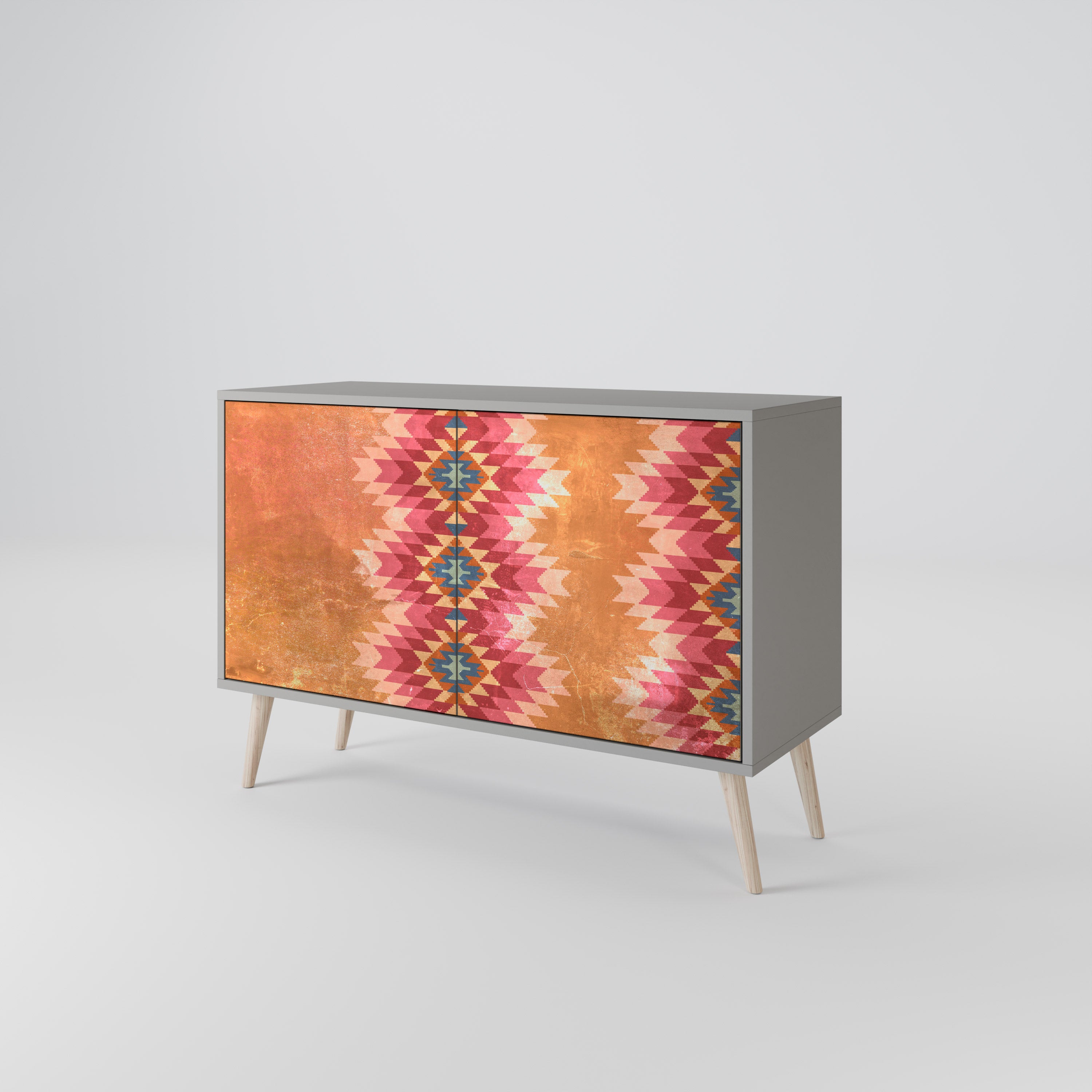 INDIAN FOLK 2-Door Sideboard