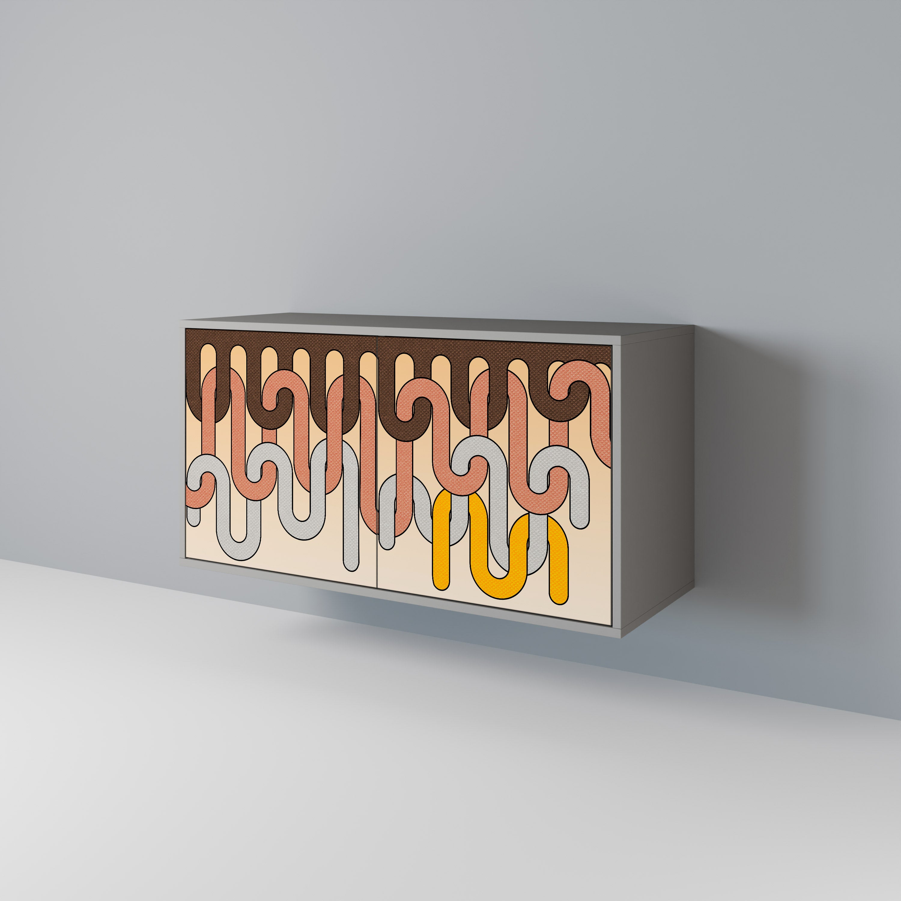 COLORFUL STRINGS 2-Door Sideboard