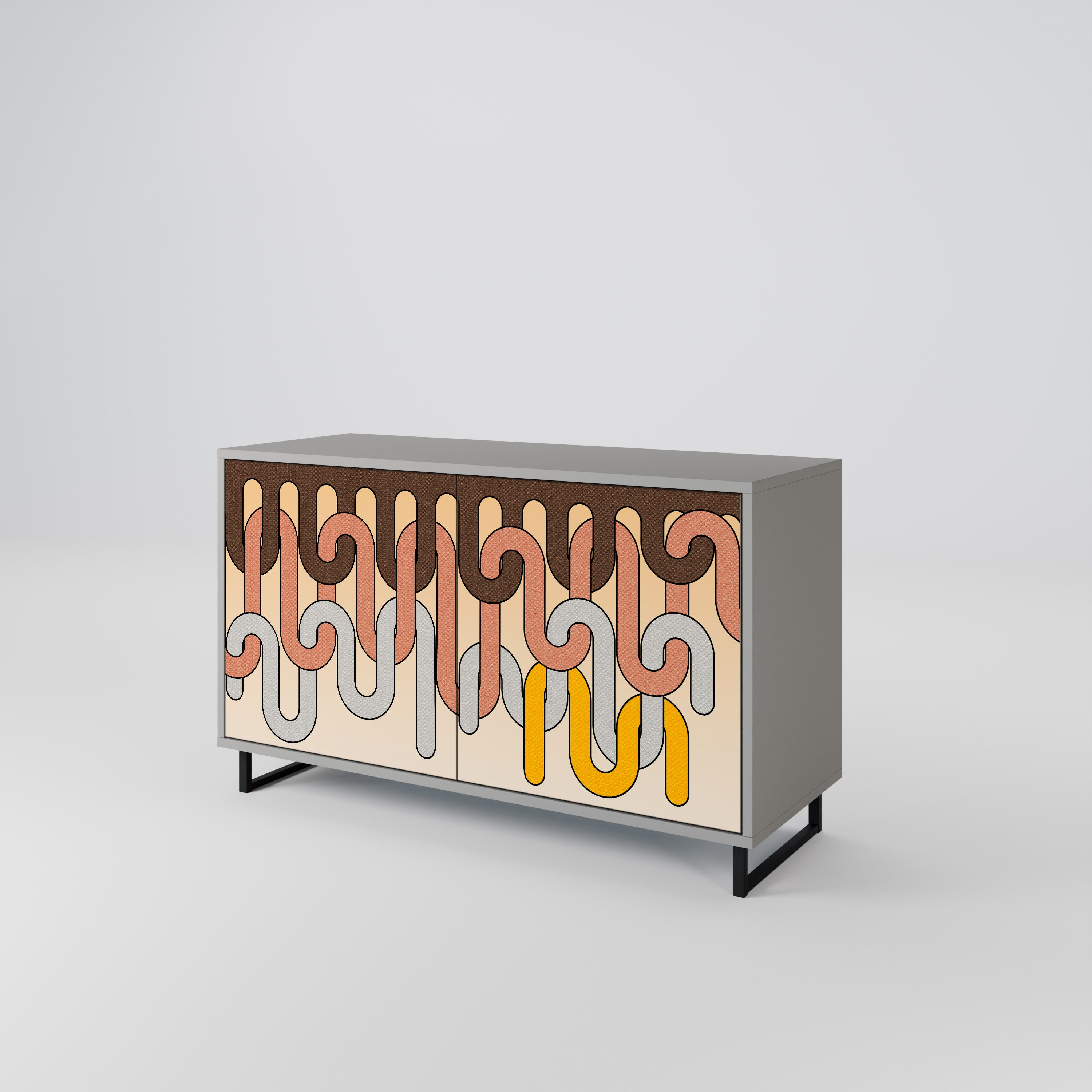 COLORFUL STRINGS 2-Door Sideboard