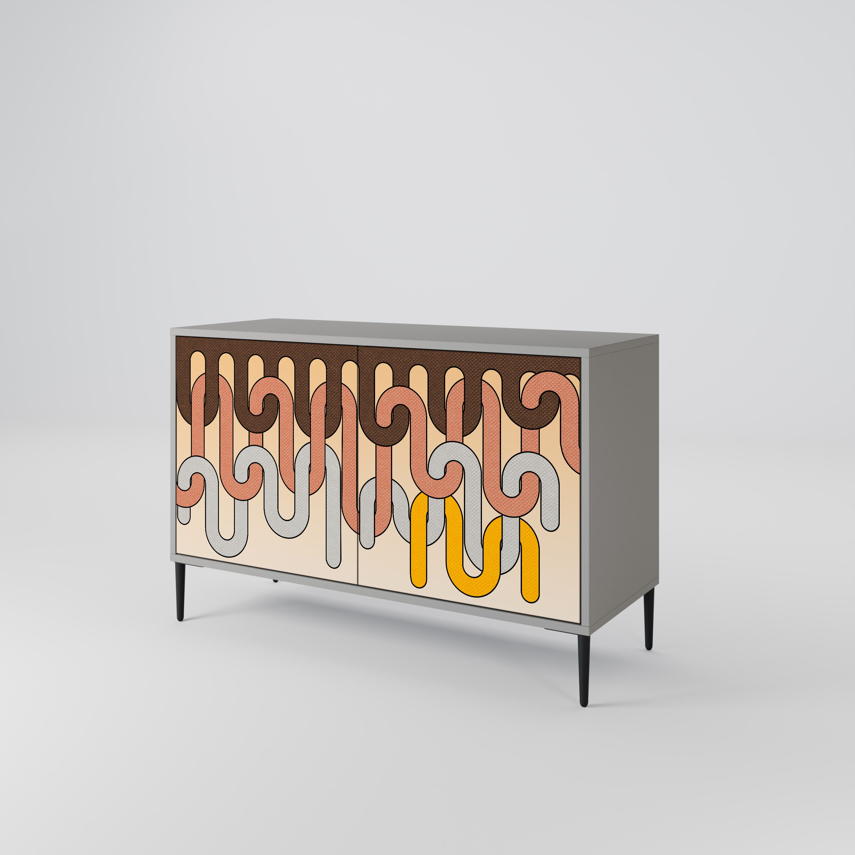 COLORFUL STRINGS 2-Door Sideboard