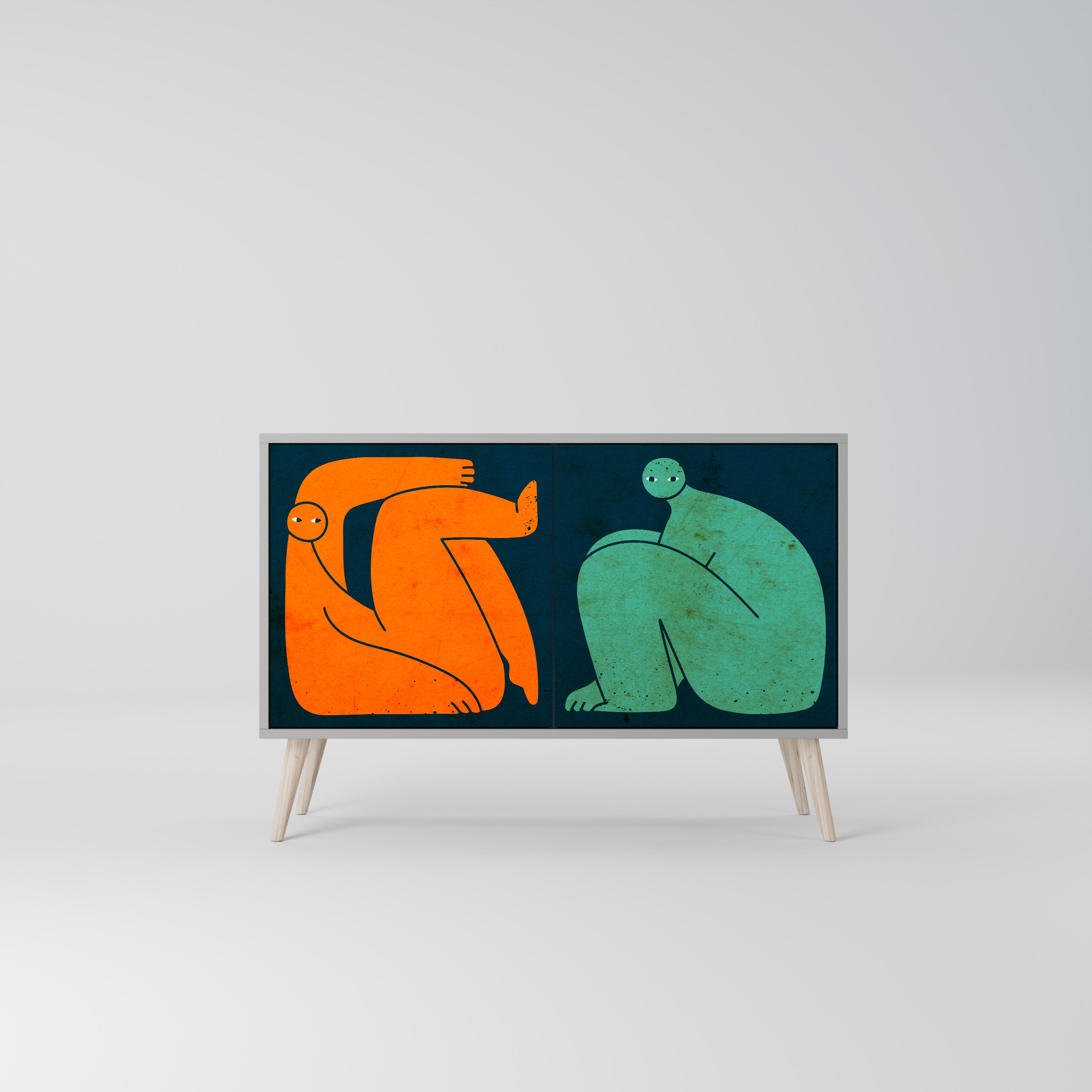 TOGETHER BUT SEPARATELY 2-Door Sideboard