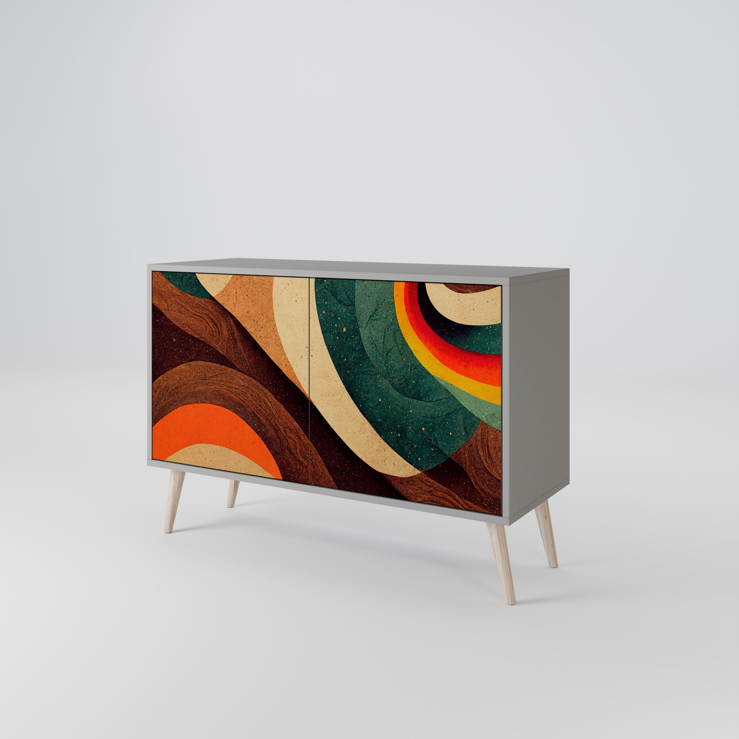 COLORFUL STRANDS 2-Door Sideboard