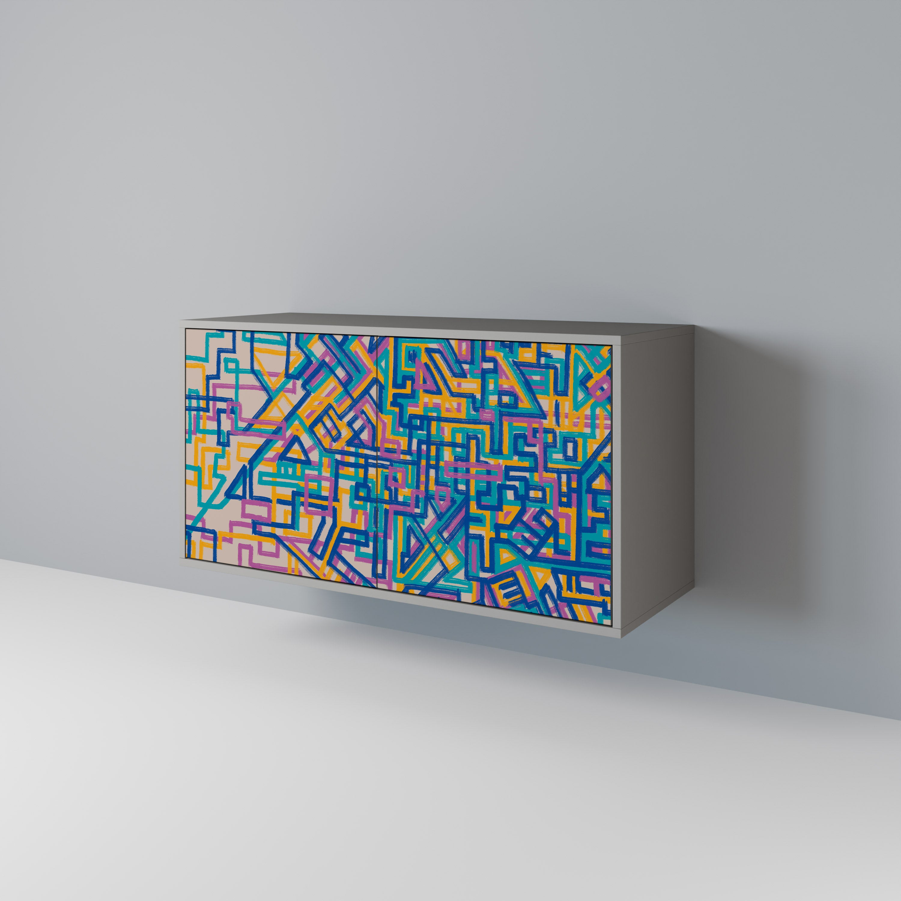 MEMORIES MAP 2-Door Sideboard