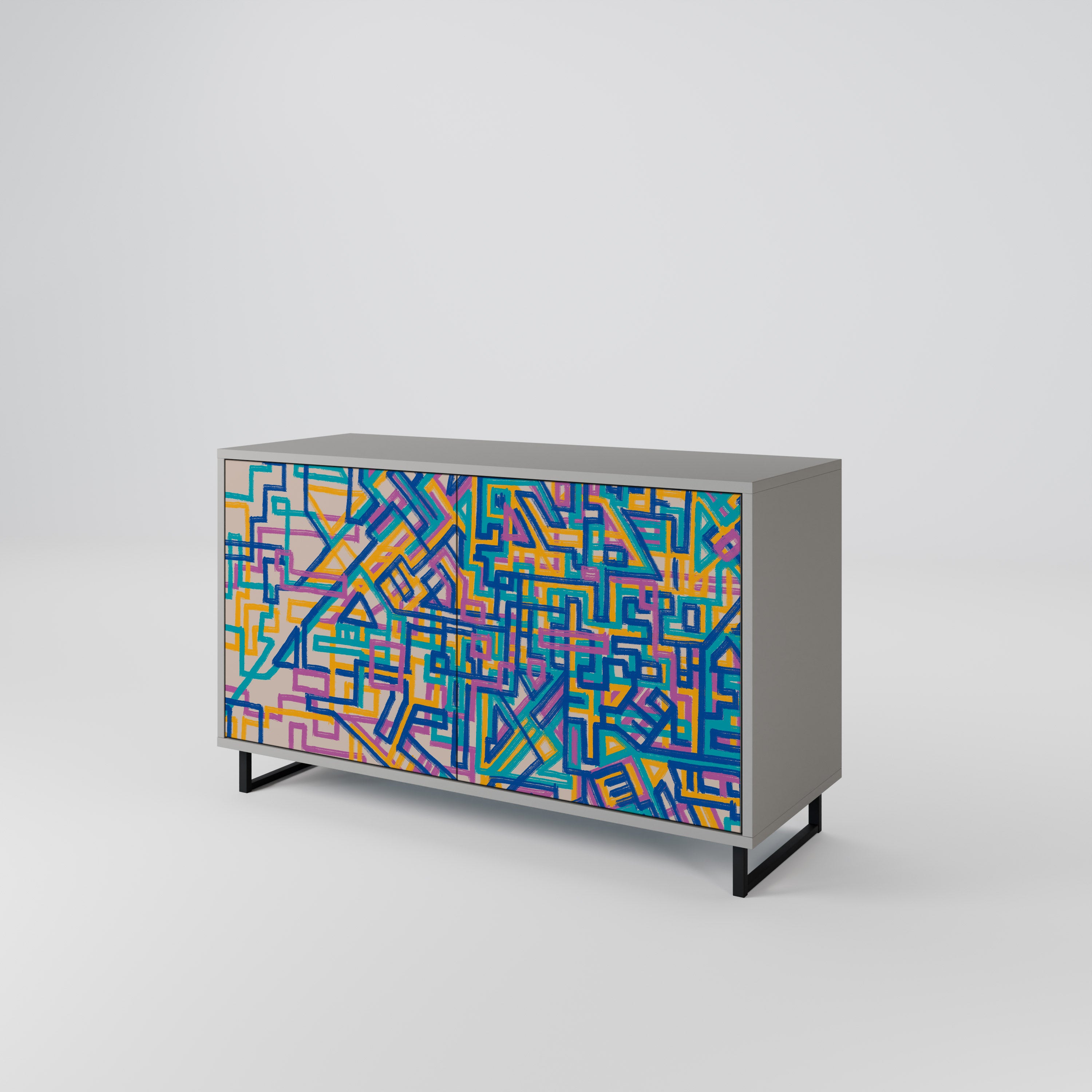 MEMORIES MAP 2-Door Sideboard