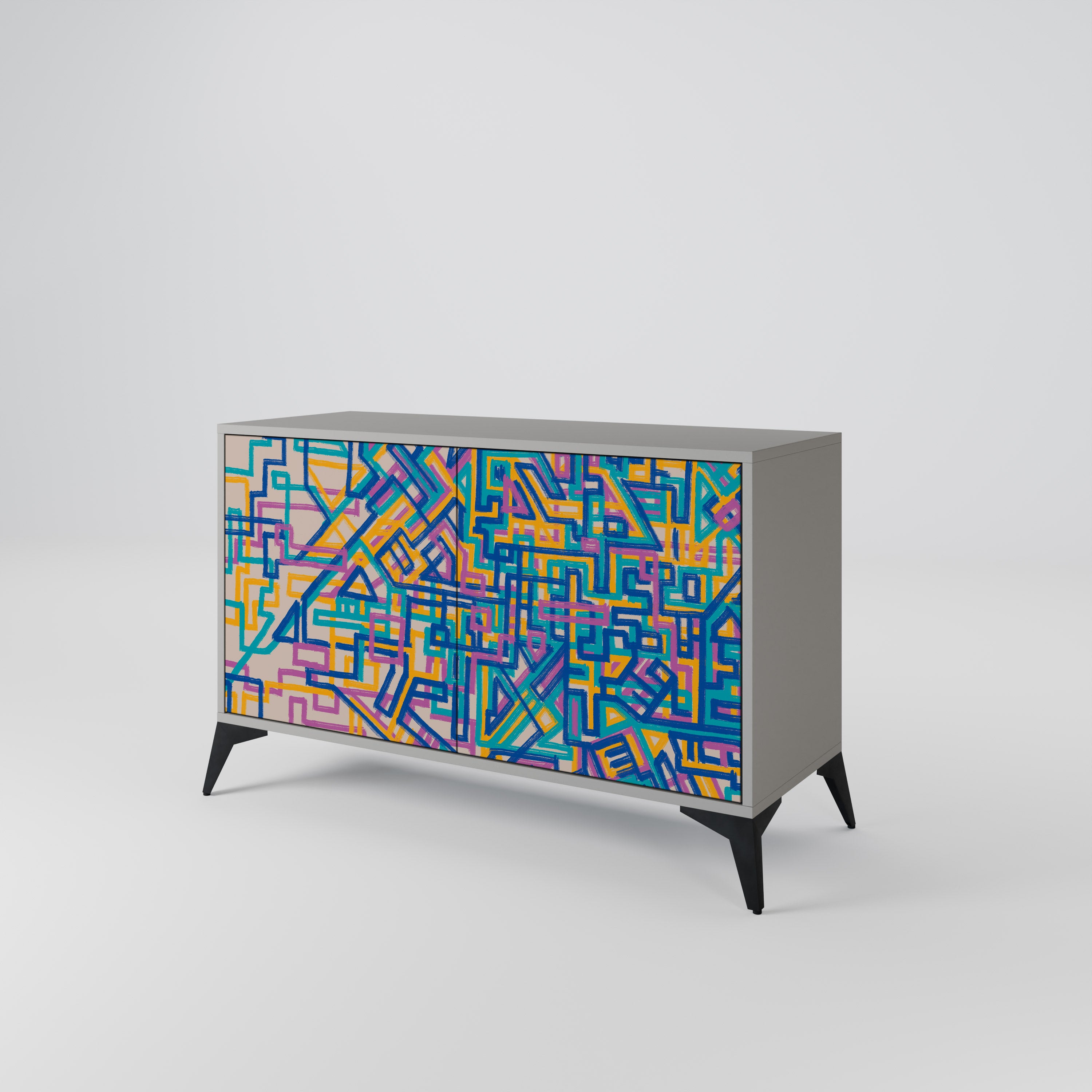 MEMORIES MAP 2-Door Sideboard
