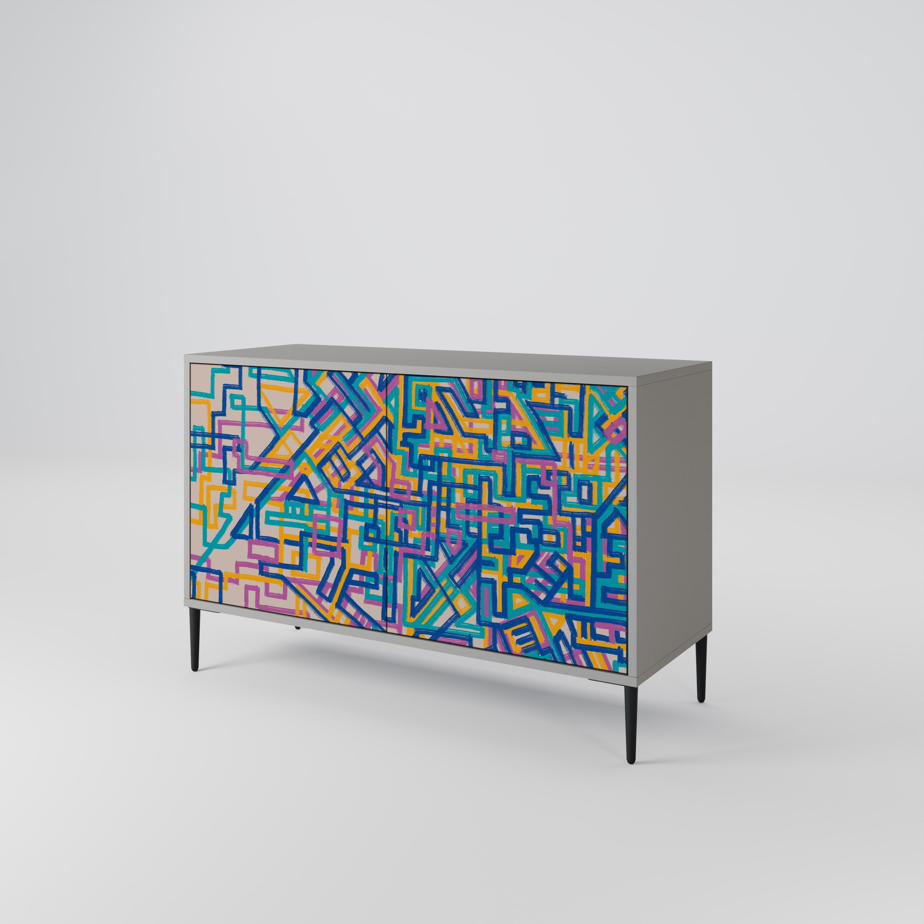 MEMORIES MAP 2-Door Sideboard