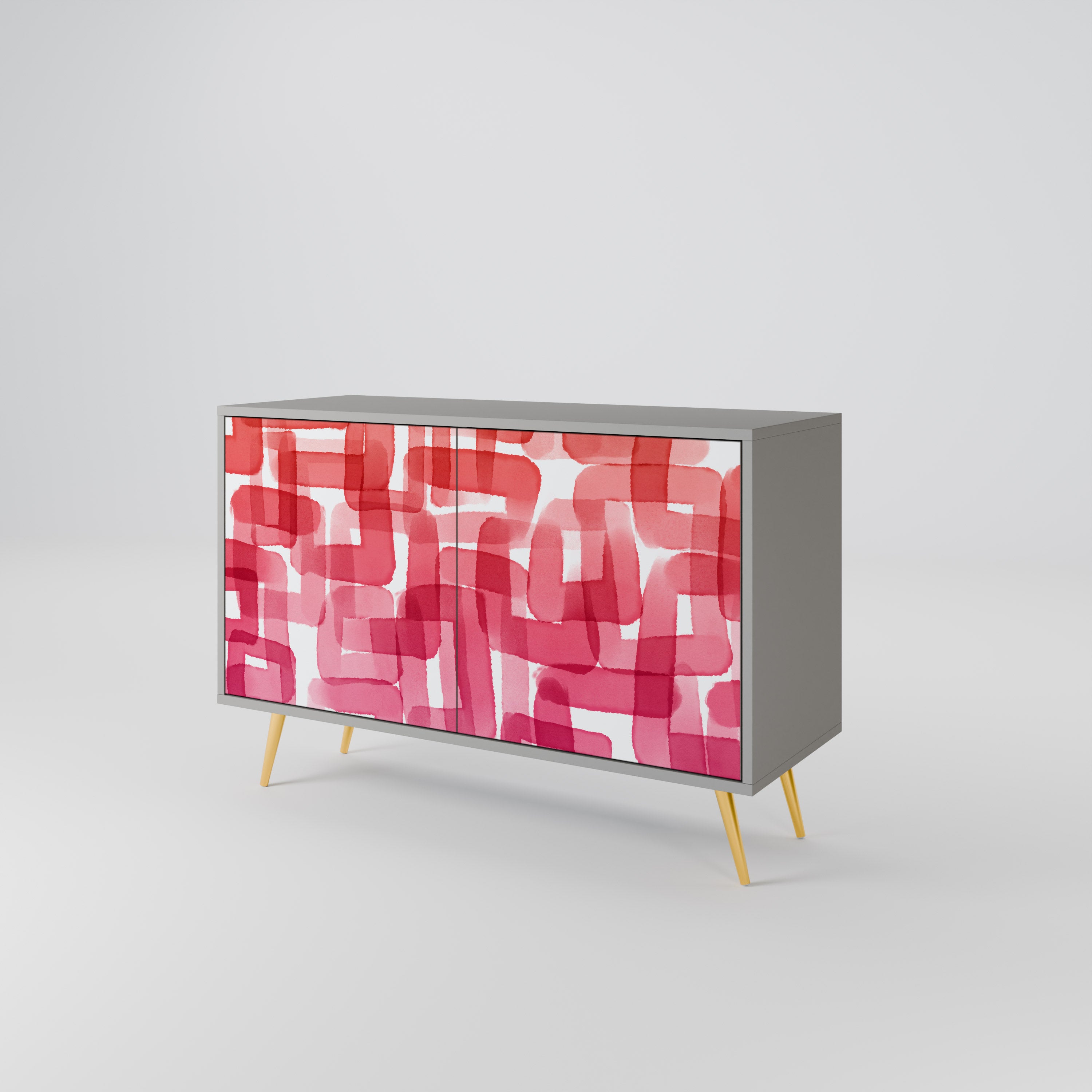 KALEIDOSCOPIC CUBISM 2-Door Sideboard