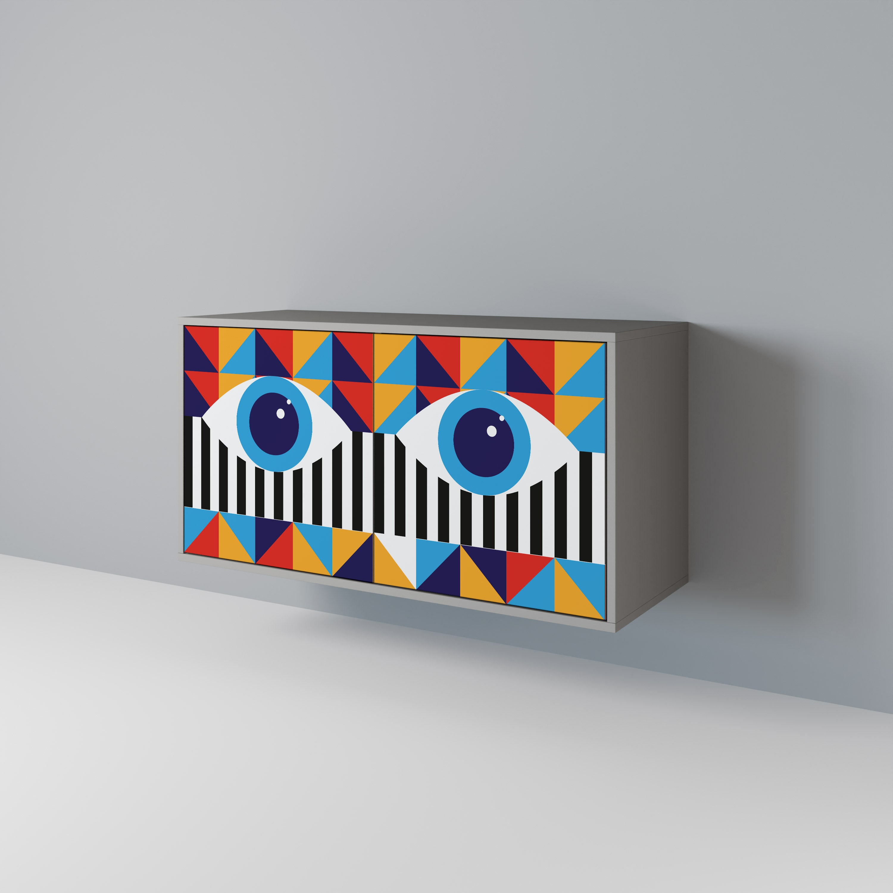 ABSTRACTION AND GEOMETRY 2-Door Sideboard